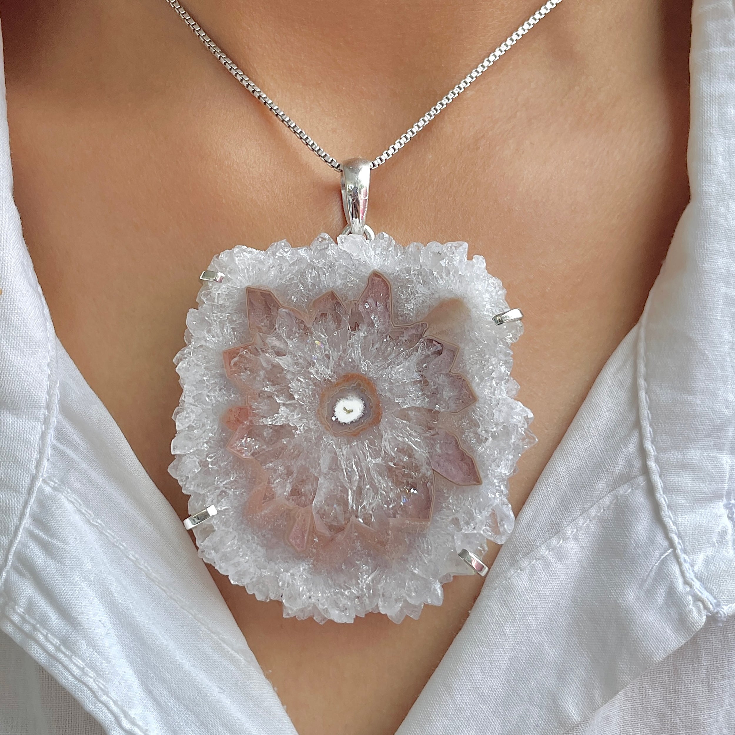 Amethyst Stalactite Pendant-(ASL-P-339.)
