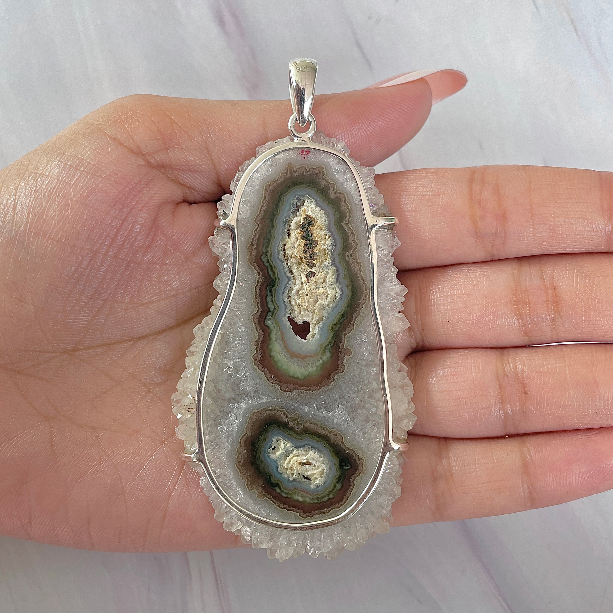 Amethyst Stalactite Pendant-(ASL-P-340.)