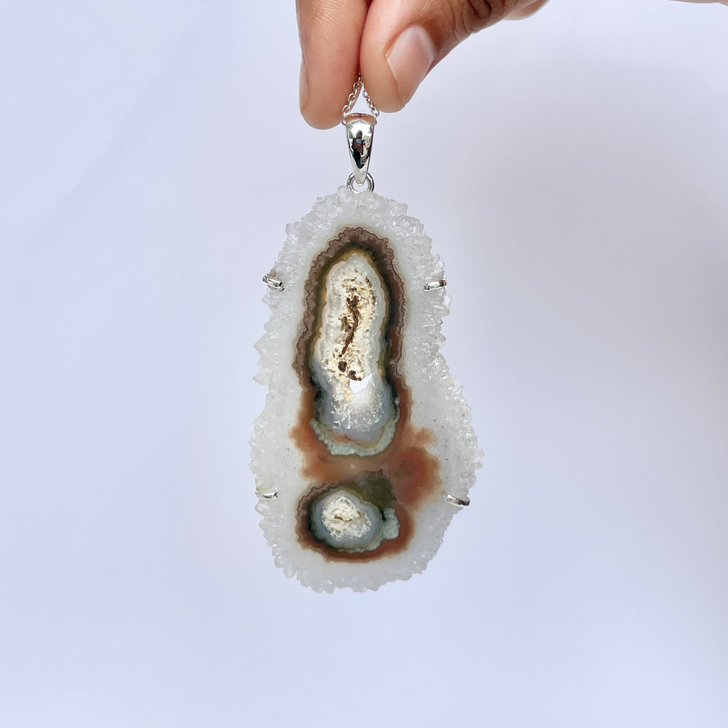 Amethyst Stalactite Pendant-(ASL-P-340.)