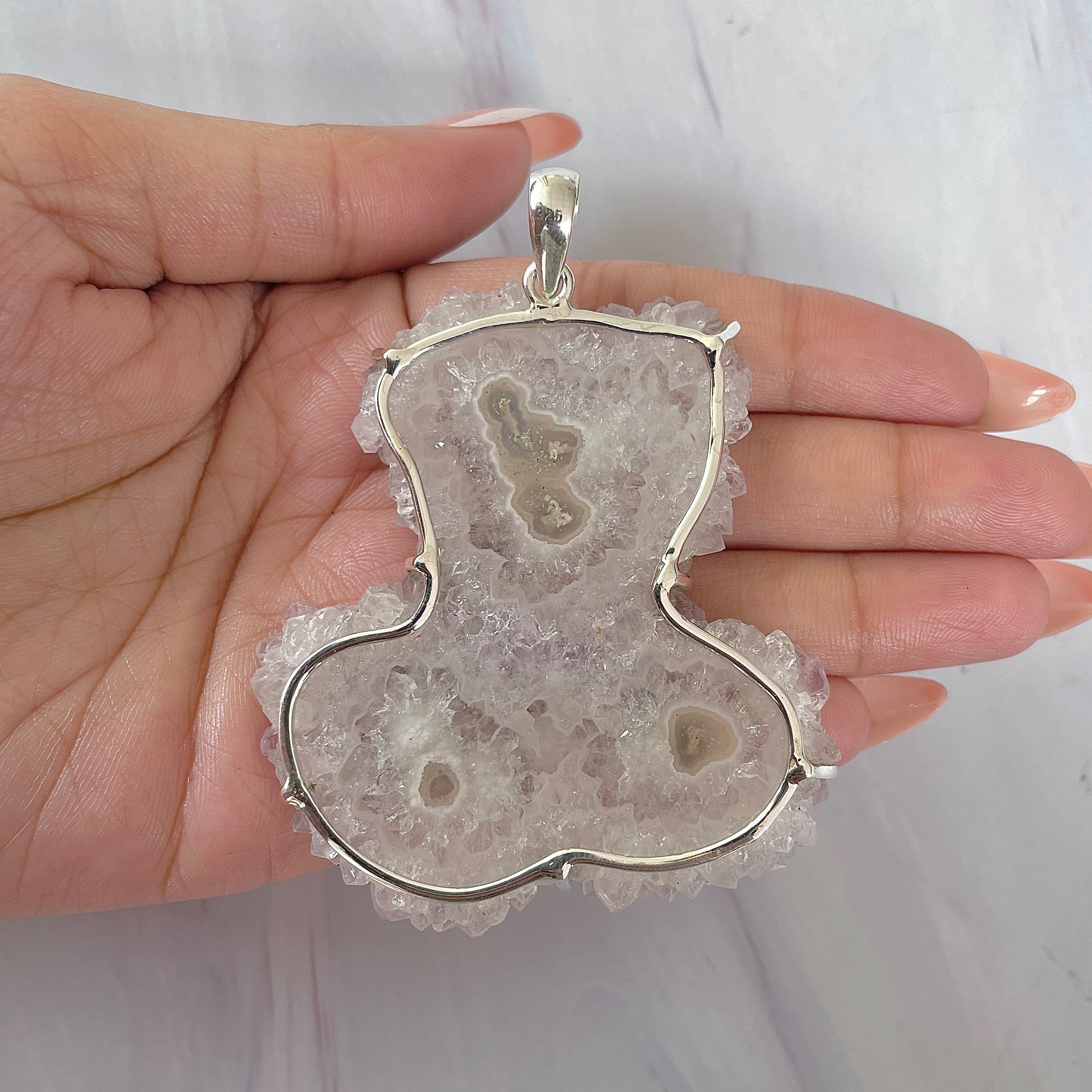 Amethyst Stalactite Pendant-(ASL-P-345.)