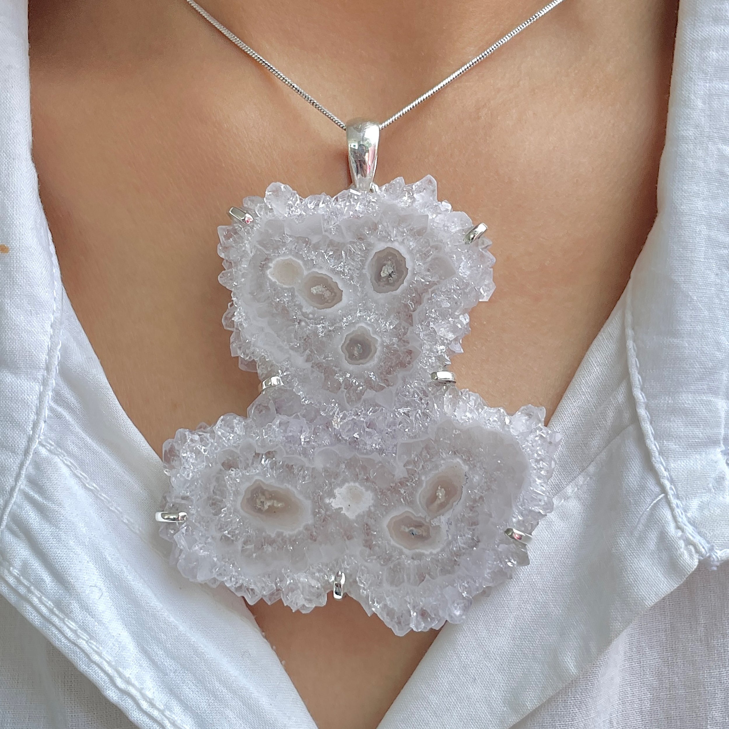 Amethyst Stalactite Pendant-(ASL-P-345.)