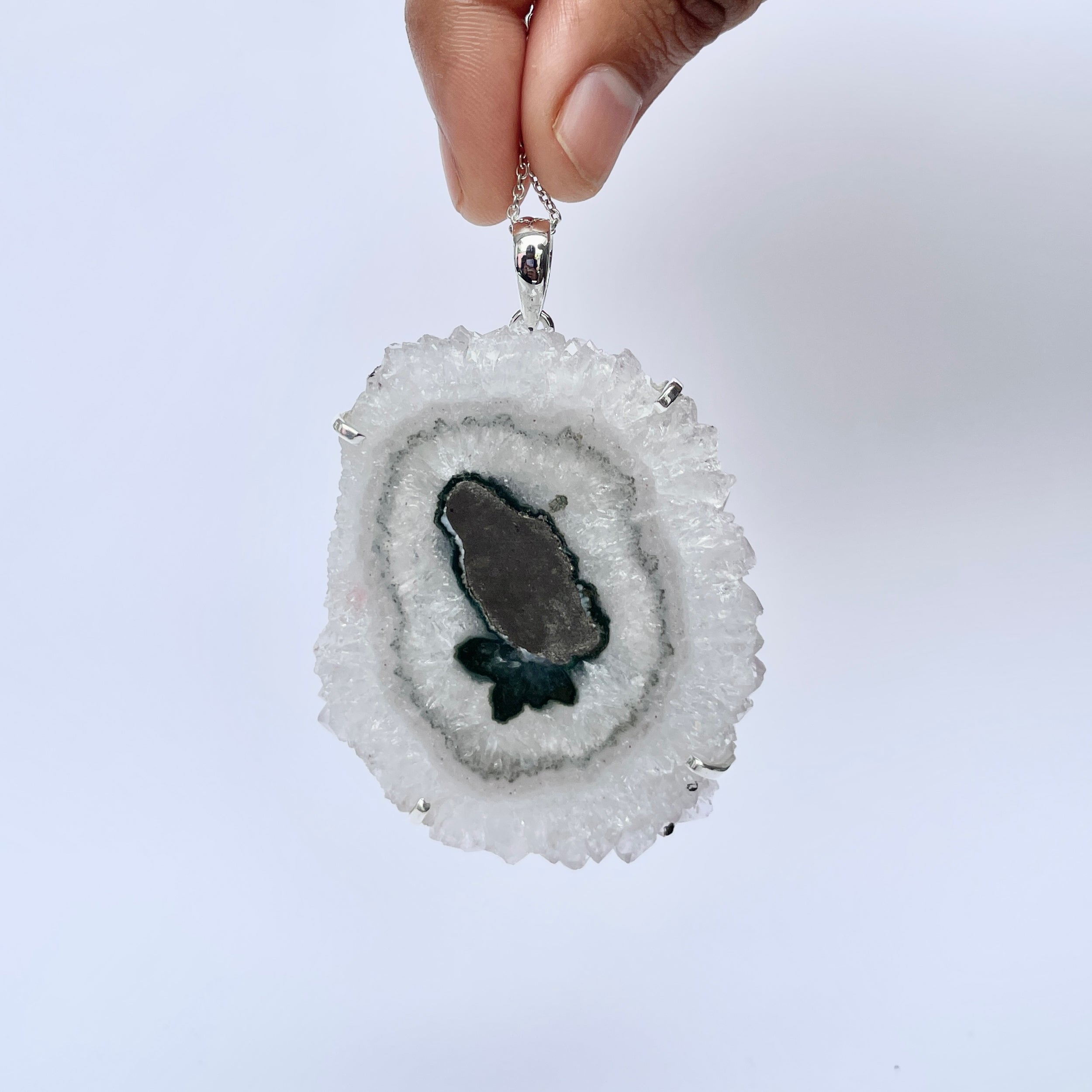 Amethyst Stalactite Pendant-(ASL-P-348.)