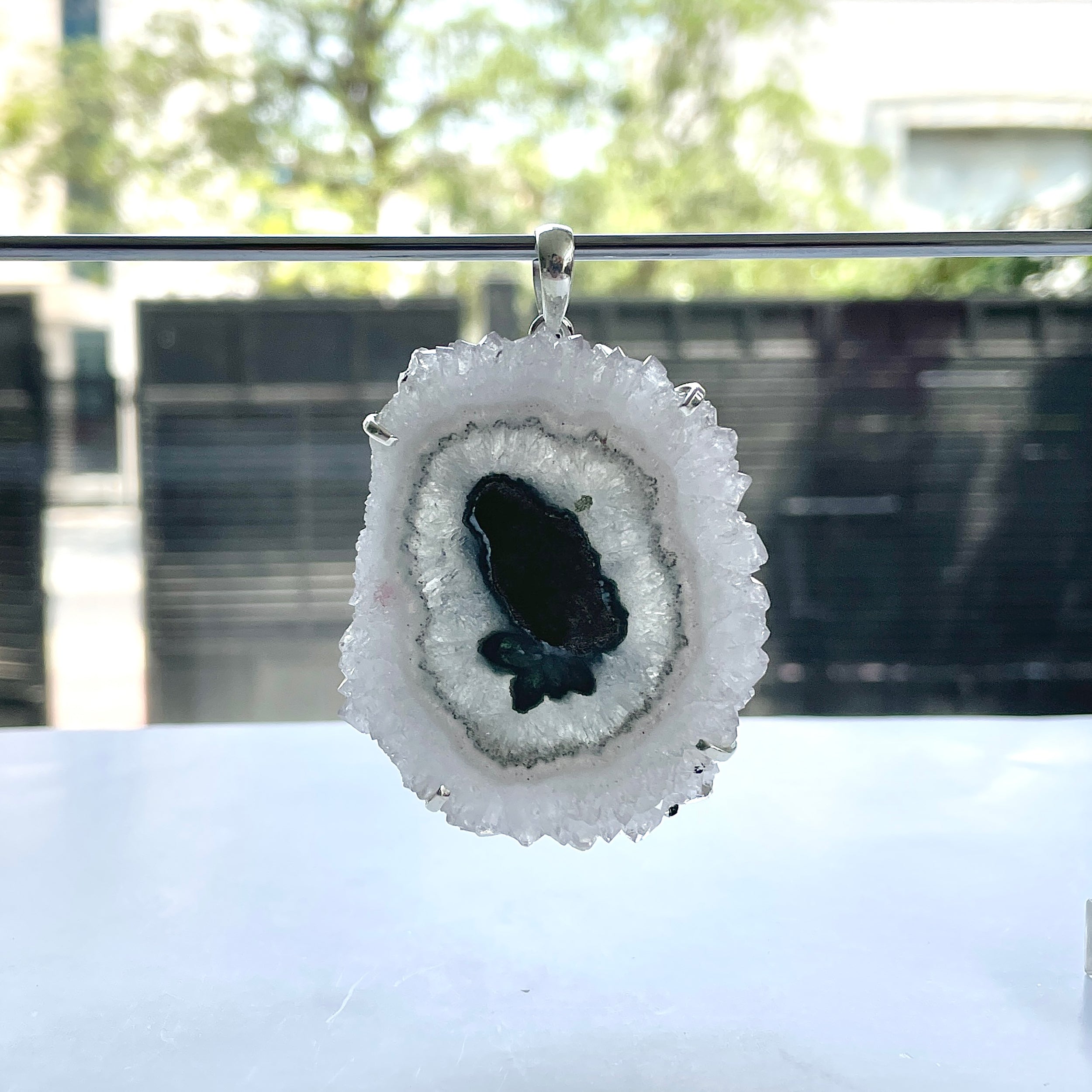 Amethyst Stalactite Pendant-(ASL-P-348.)