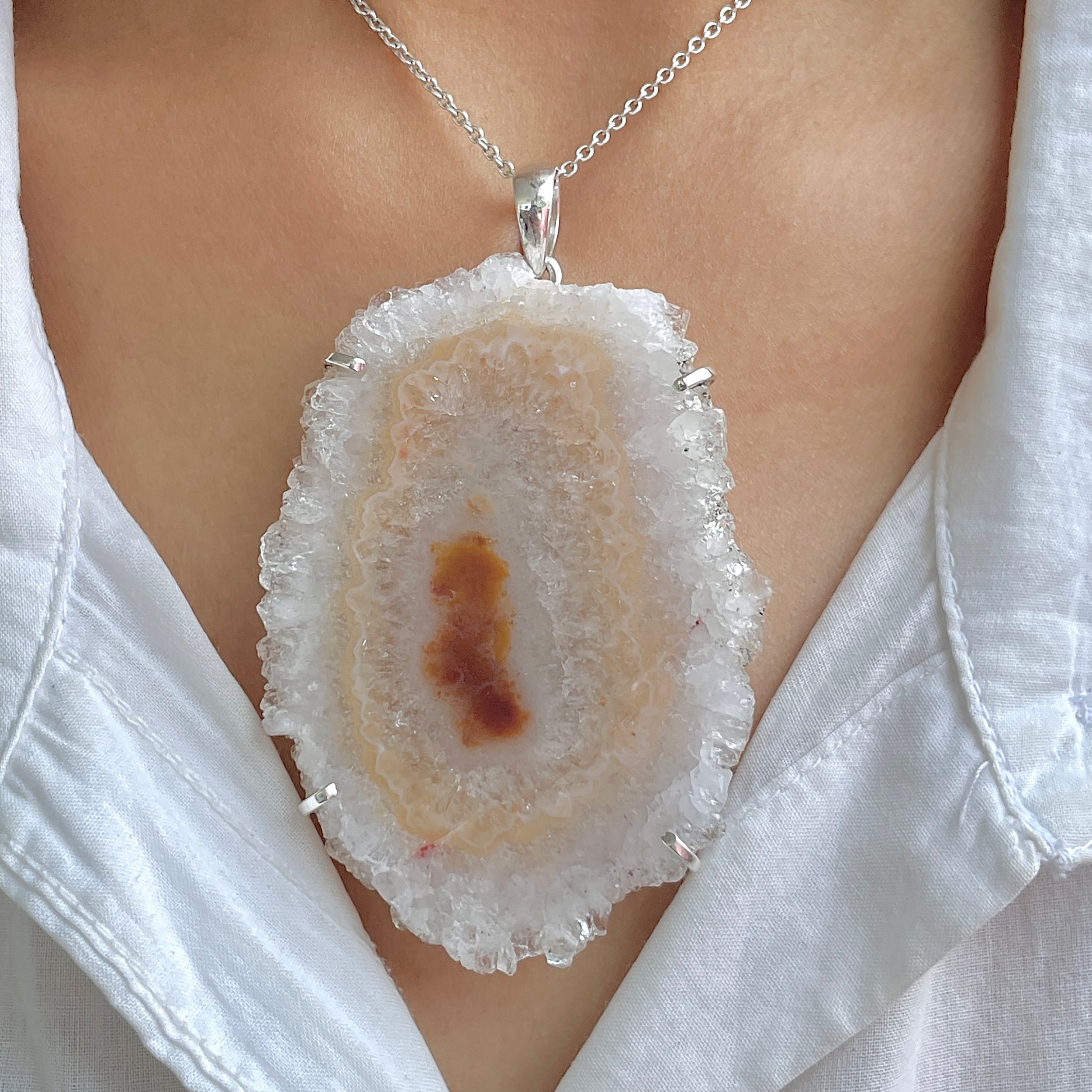 Amethyst Stalactite Pendant-(ASL-P-349.)