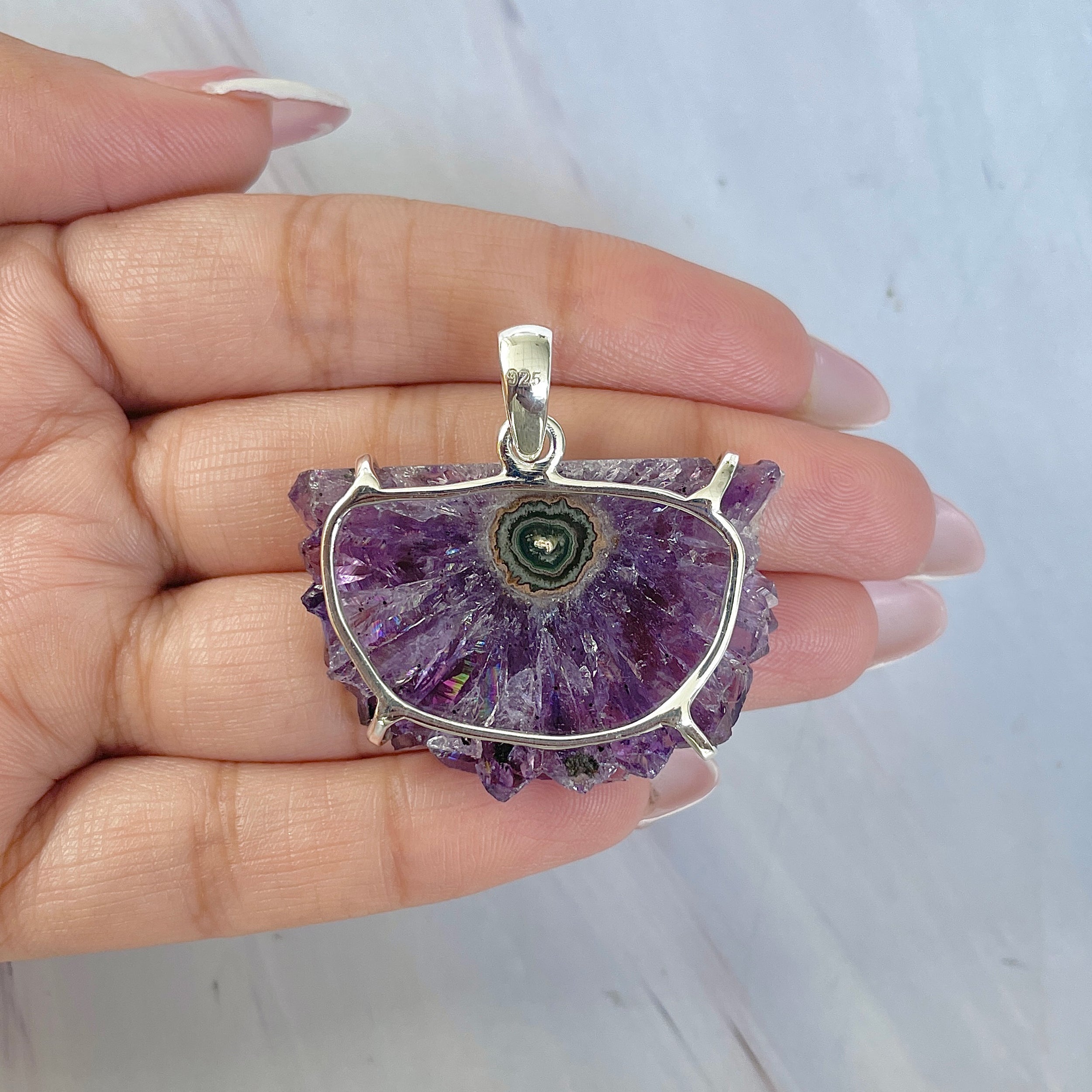 Amethyst Stalactite Pendant-(ASL-P-35.)