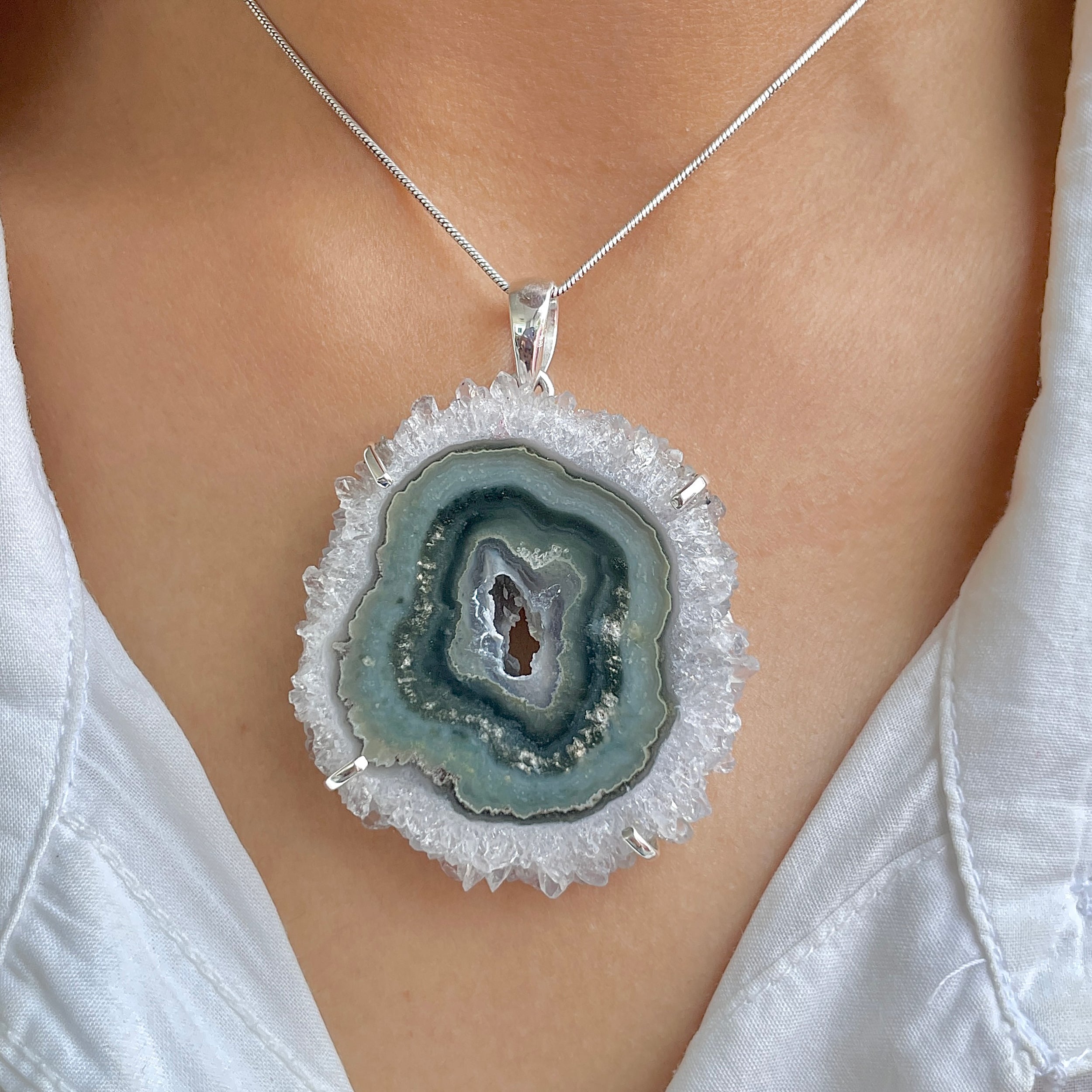 Amethyst Stalactite Pendant-(ASL-P-351.)