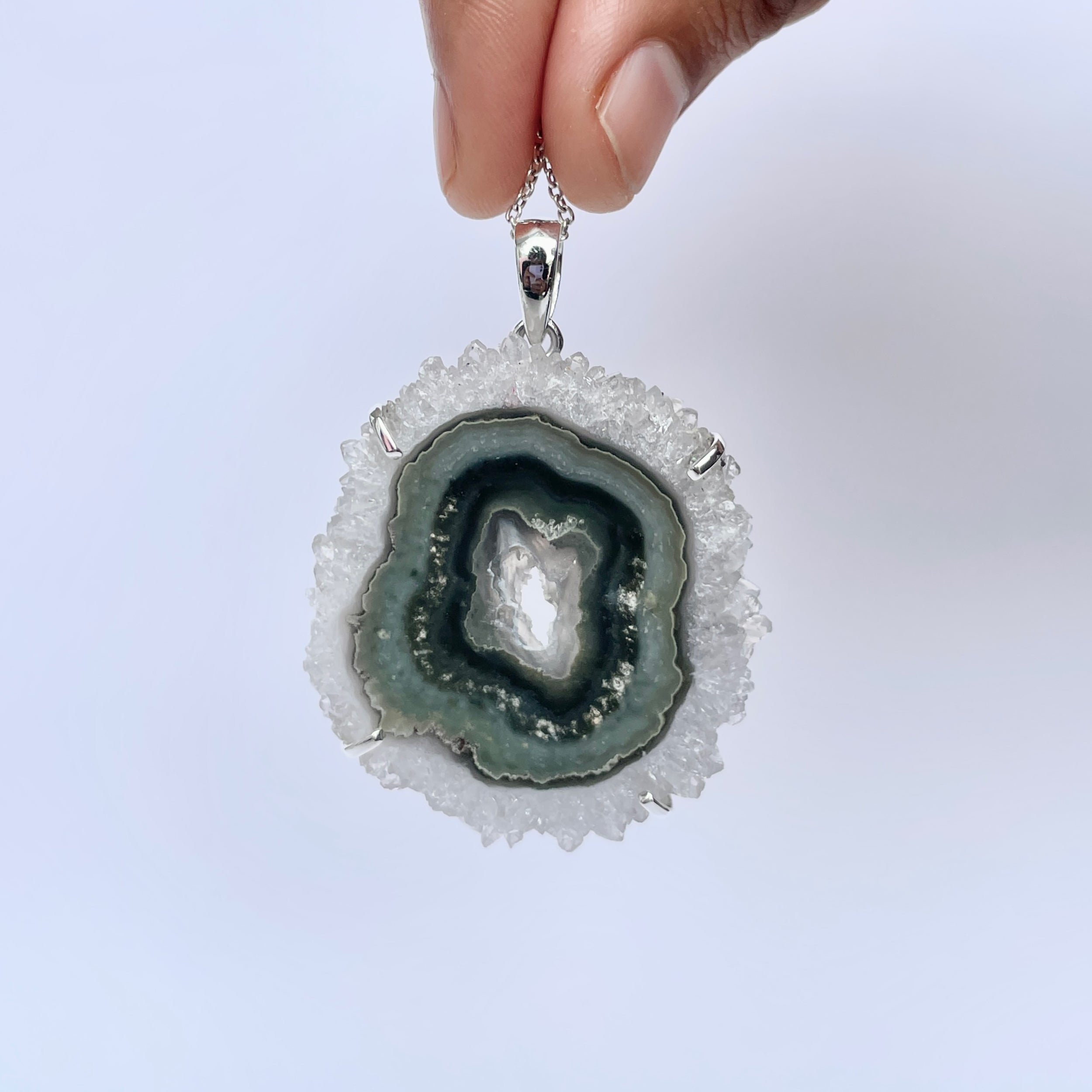 Amethyst Stalactite Pendant-(ASL-P-351.)