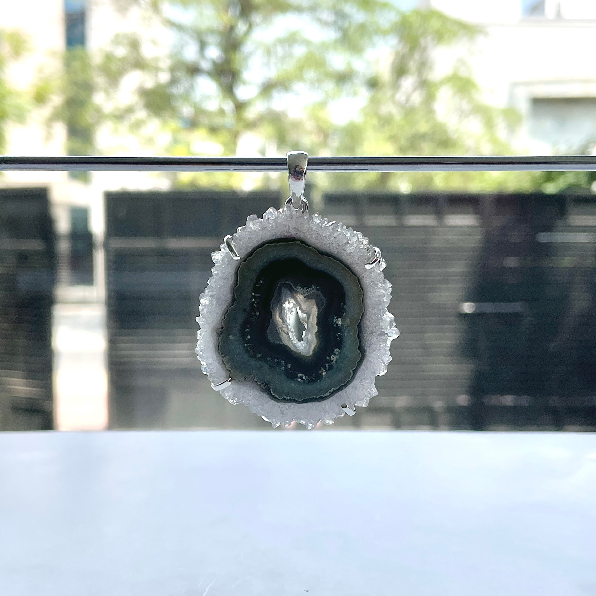 Amethyst Stalactite Pendant-(ASL-P-351.)