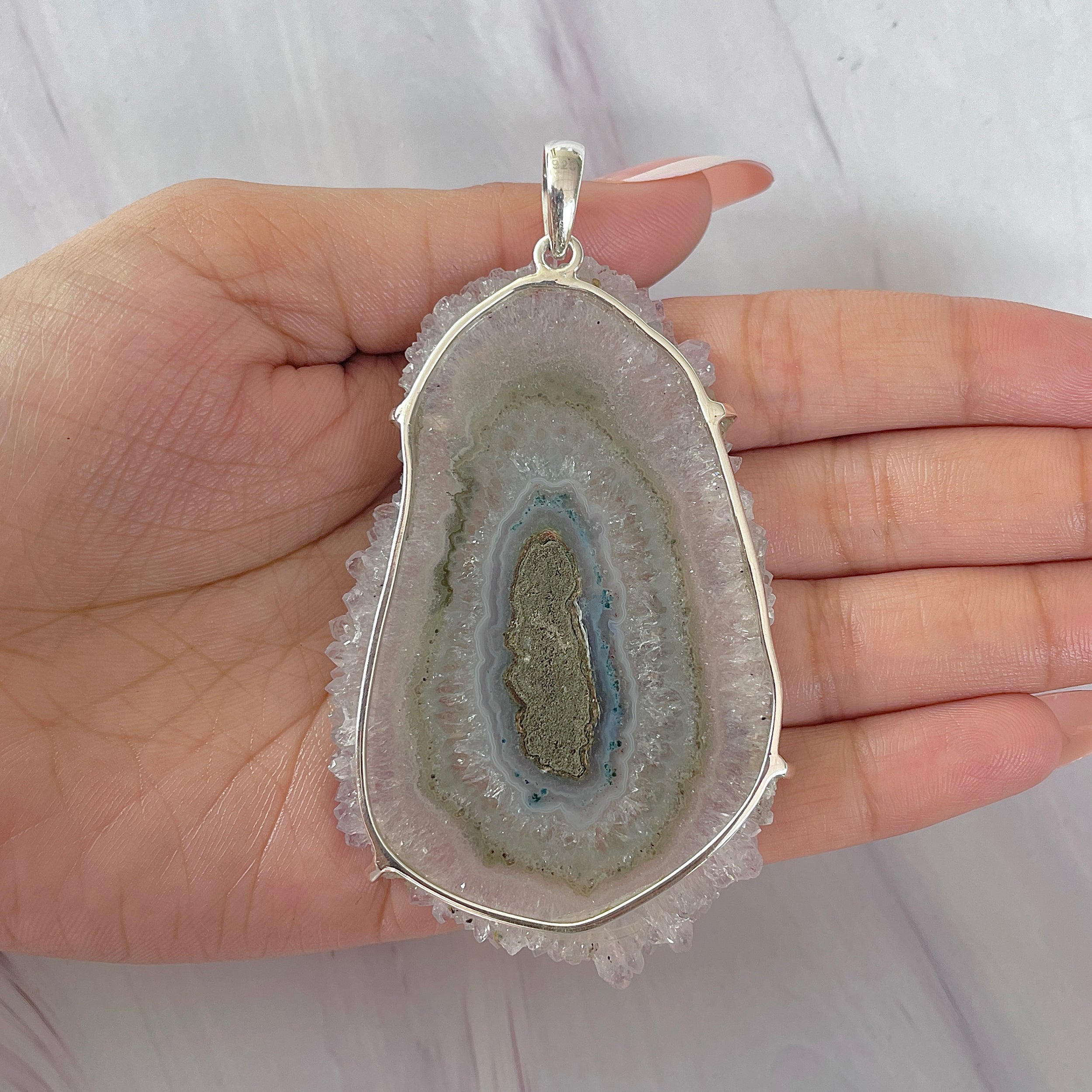 Amethyst Stalactite Pendant-(ASL-P-352.)