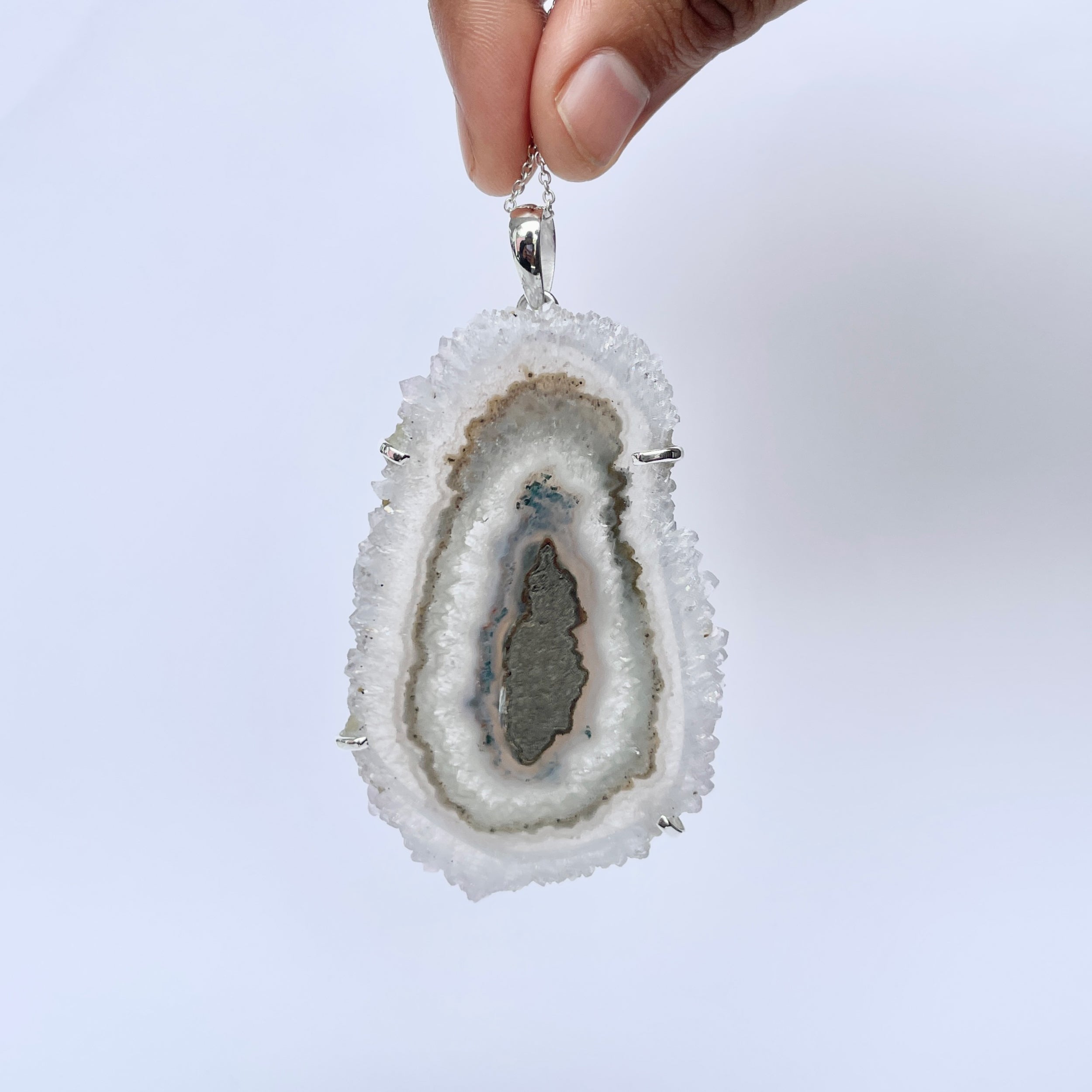 Amethyst Stalactite Pendant-(ASL-P-352.)