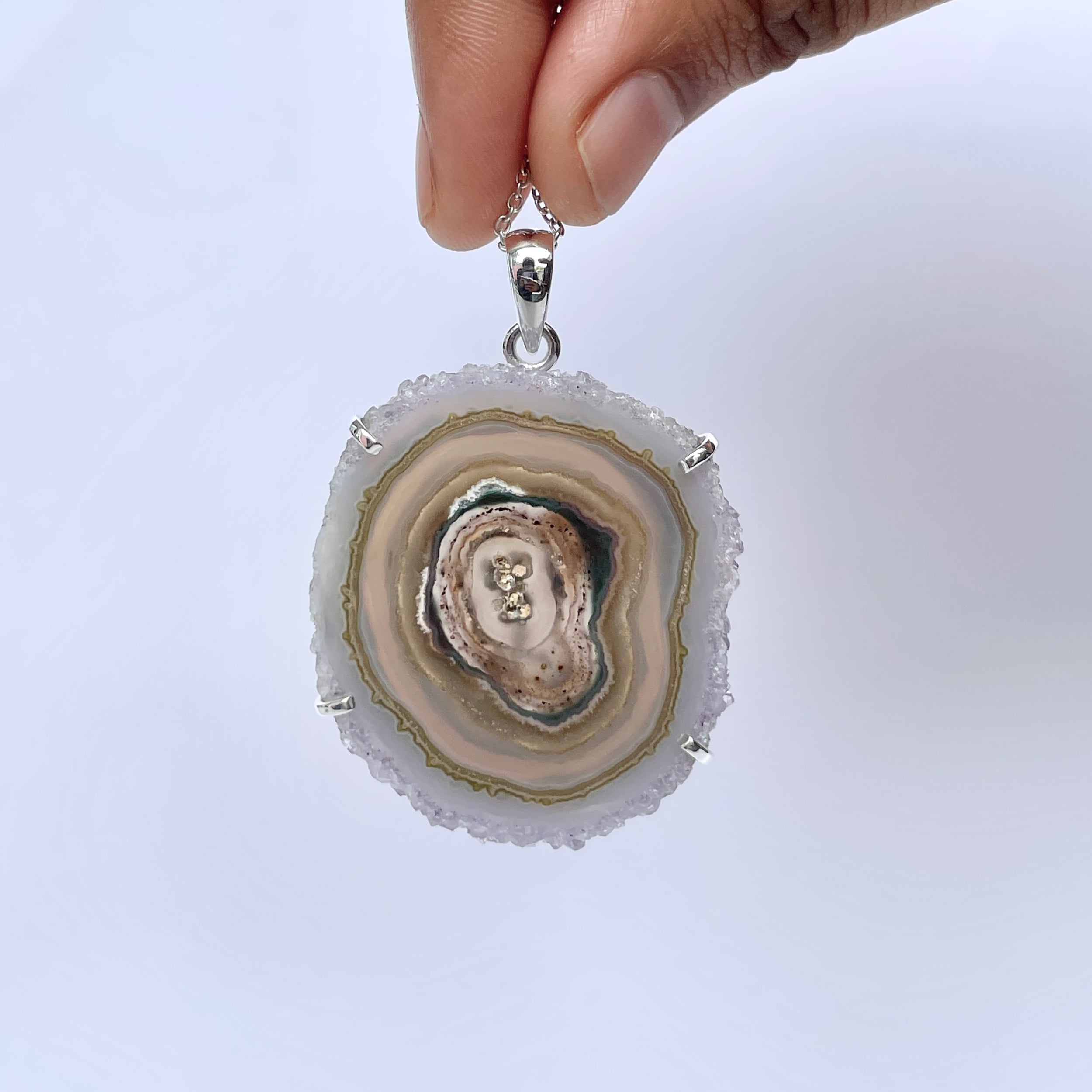 Amethyst Stalactite Pendant-(ASL-P-360.)