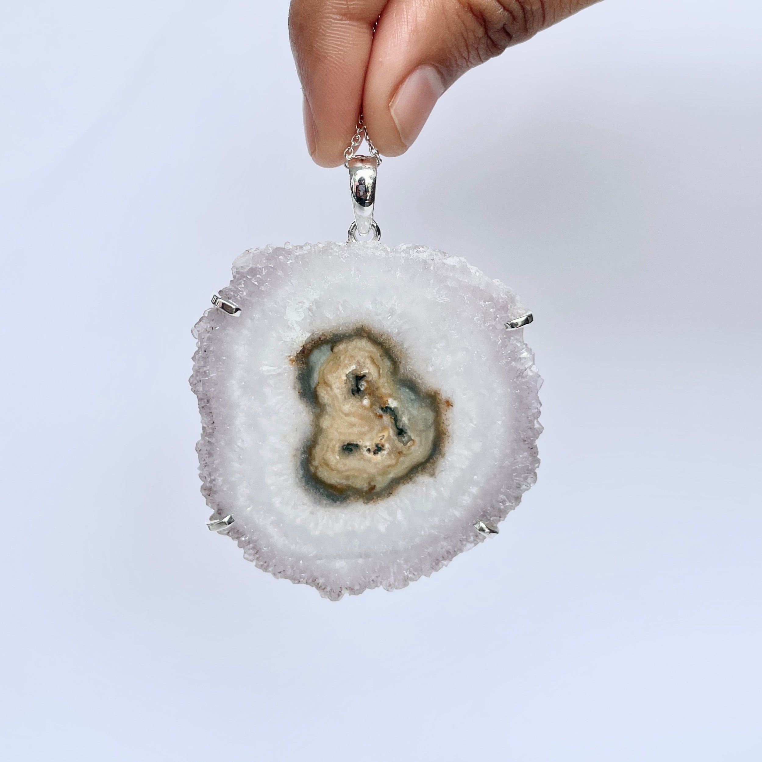 Amethyst Stalactite Pendant-(ASL-P-367.)