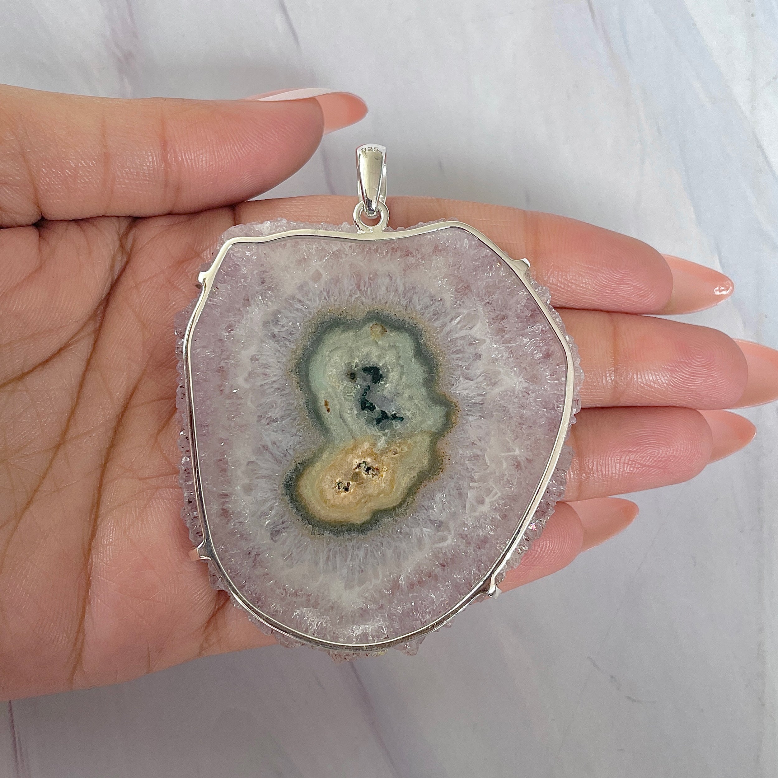 Amethyst Stalactite Pendant-(ASL-P-368.)