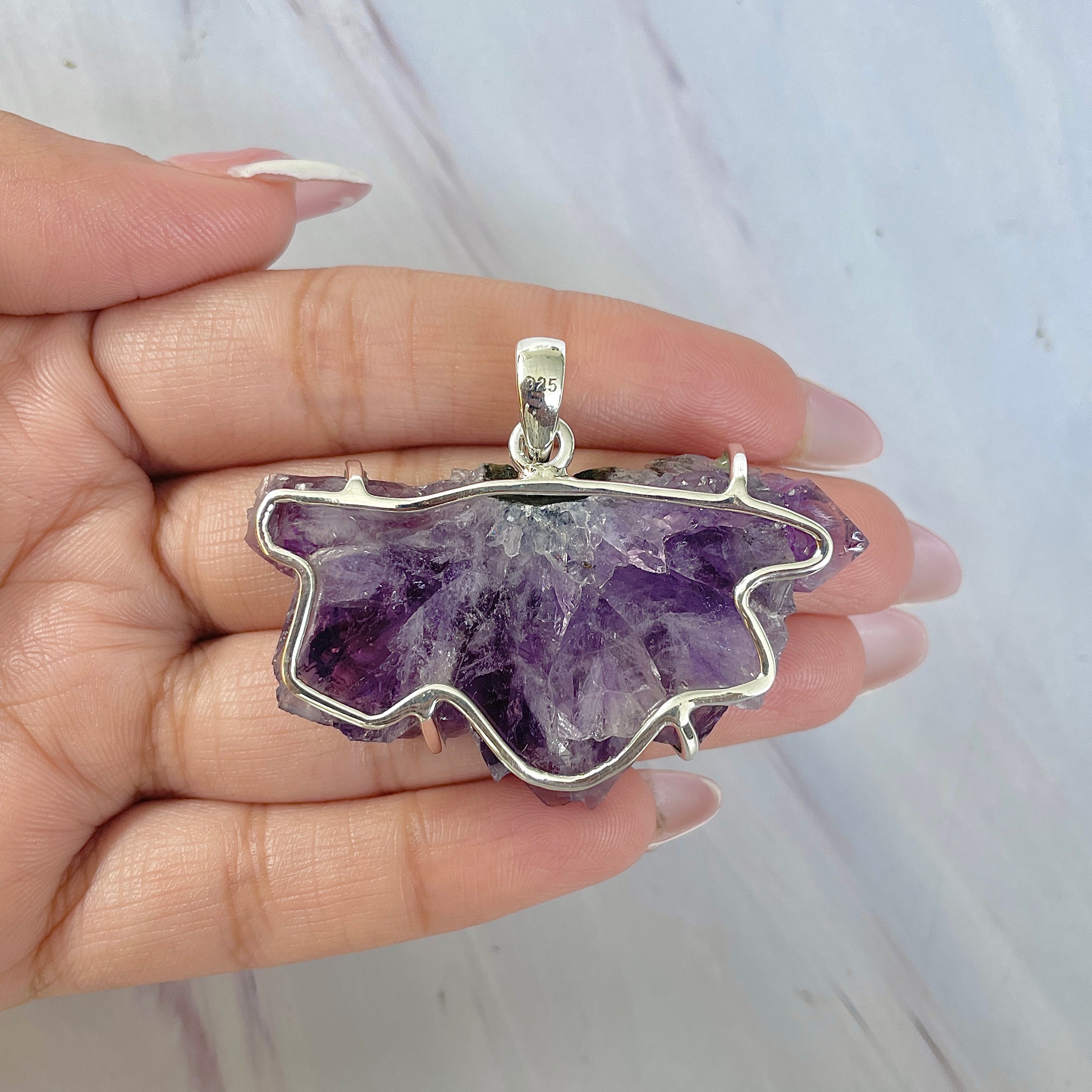 Amethyst Stalactite Pendant-(ASL-P-37.)
