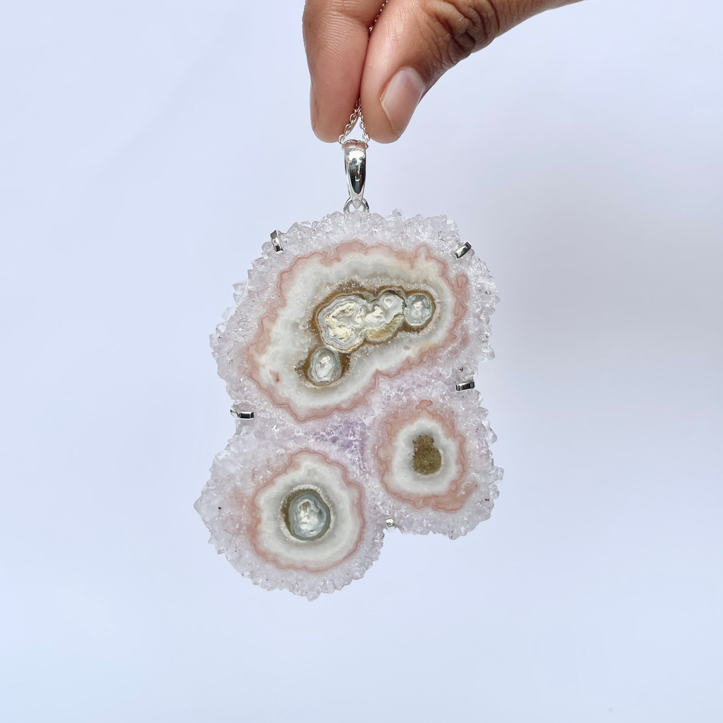 Amethyst Stalactite Pendant-(ASL-P-371.)