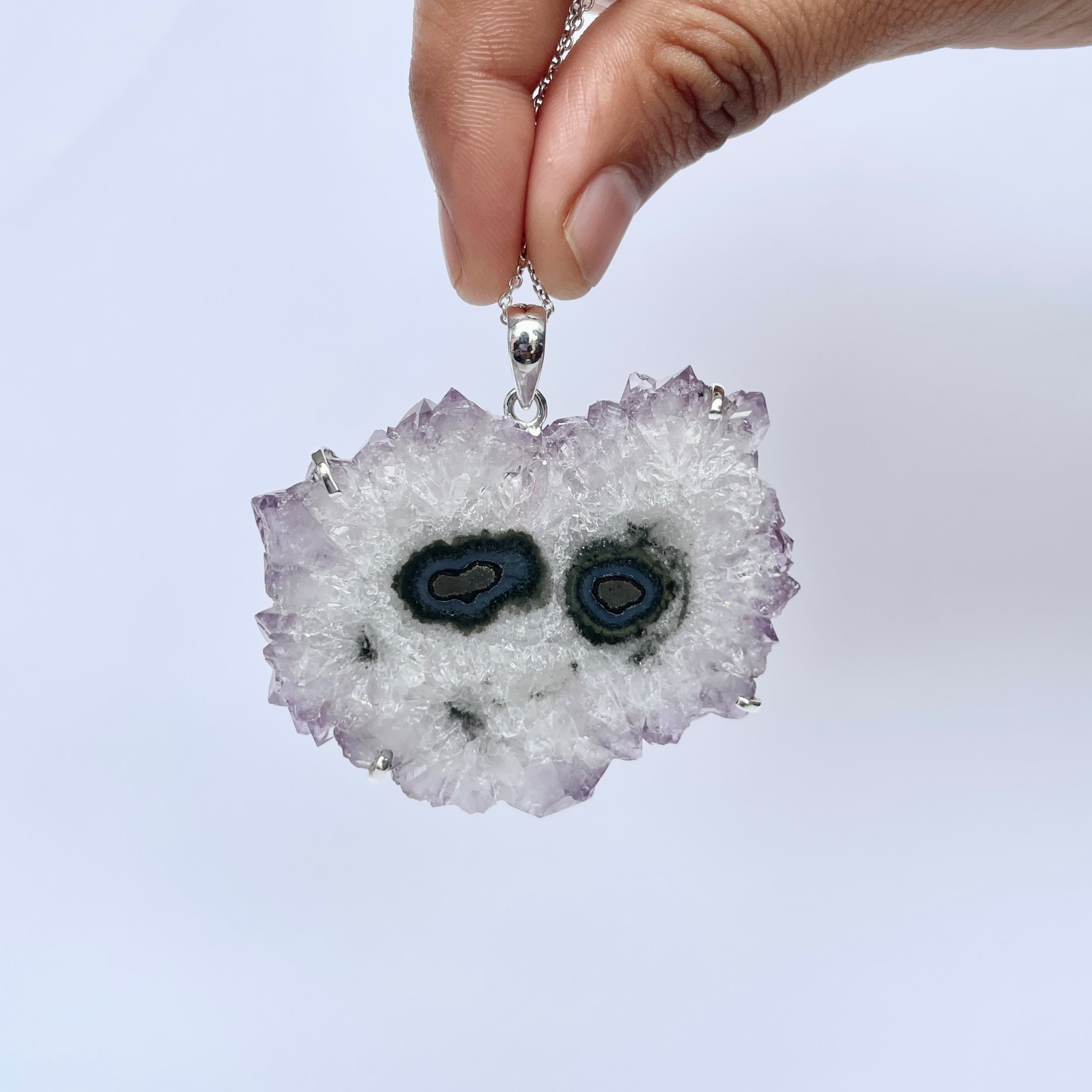Amethyst Stalactite Pendant-(ASL-P-372.)