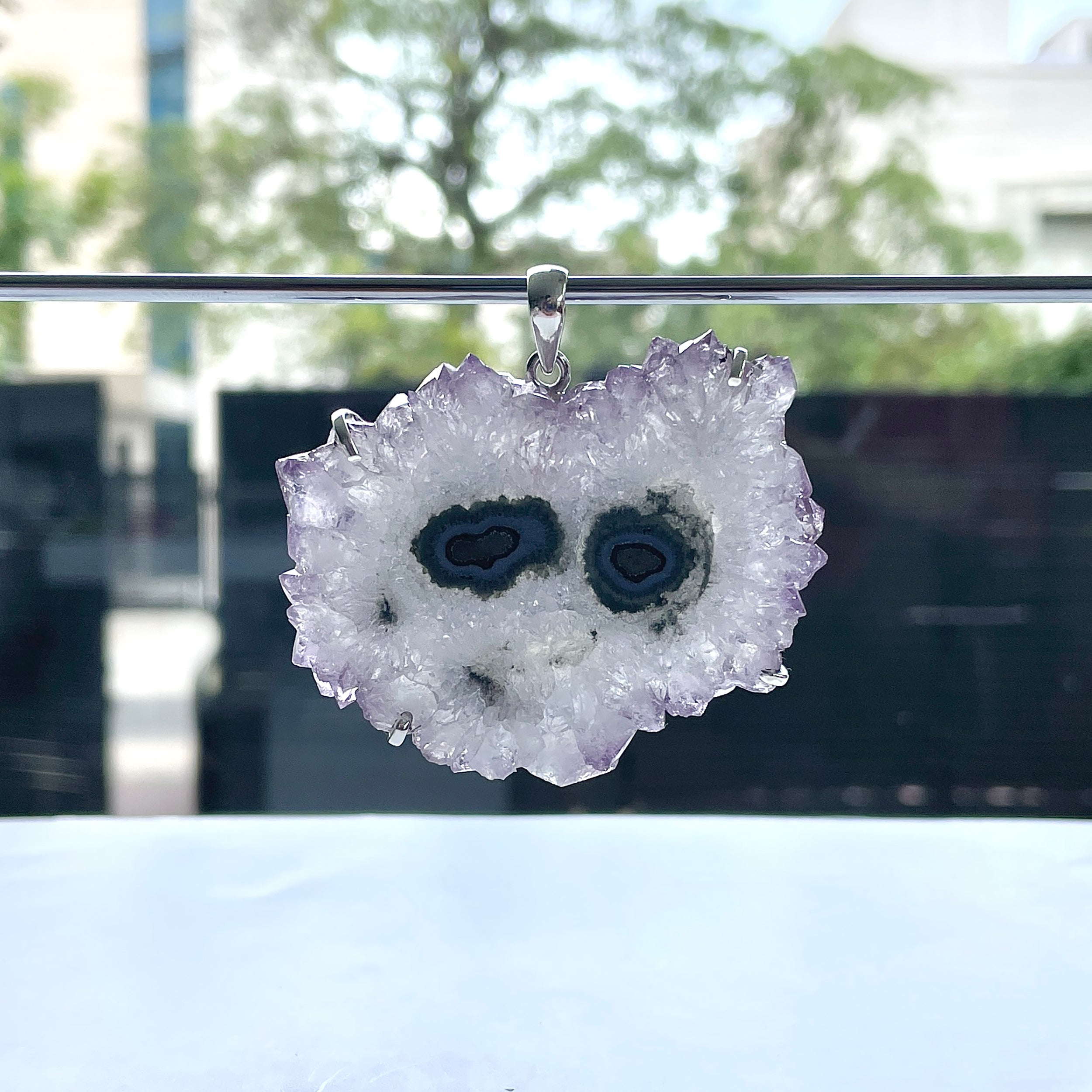 Amethyst Stalactite Pendant-(ASL-P-372.)