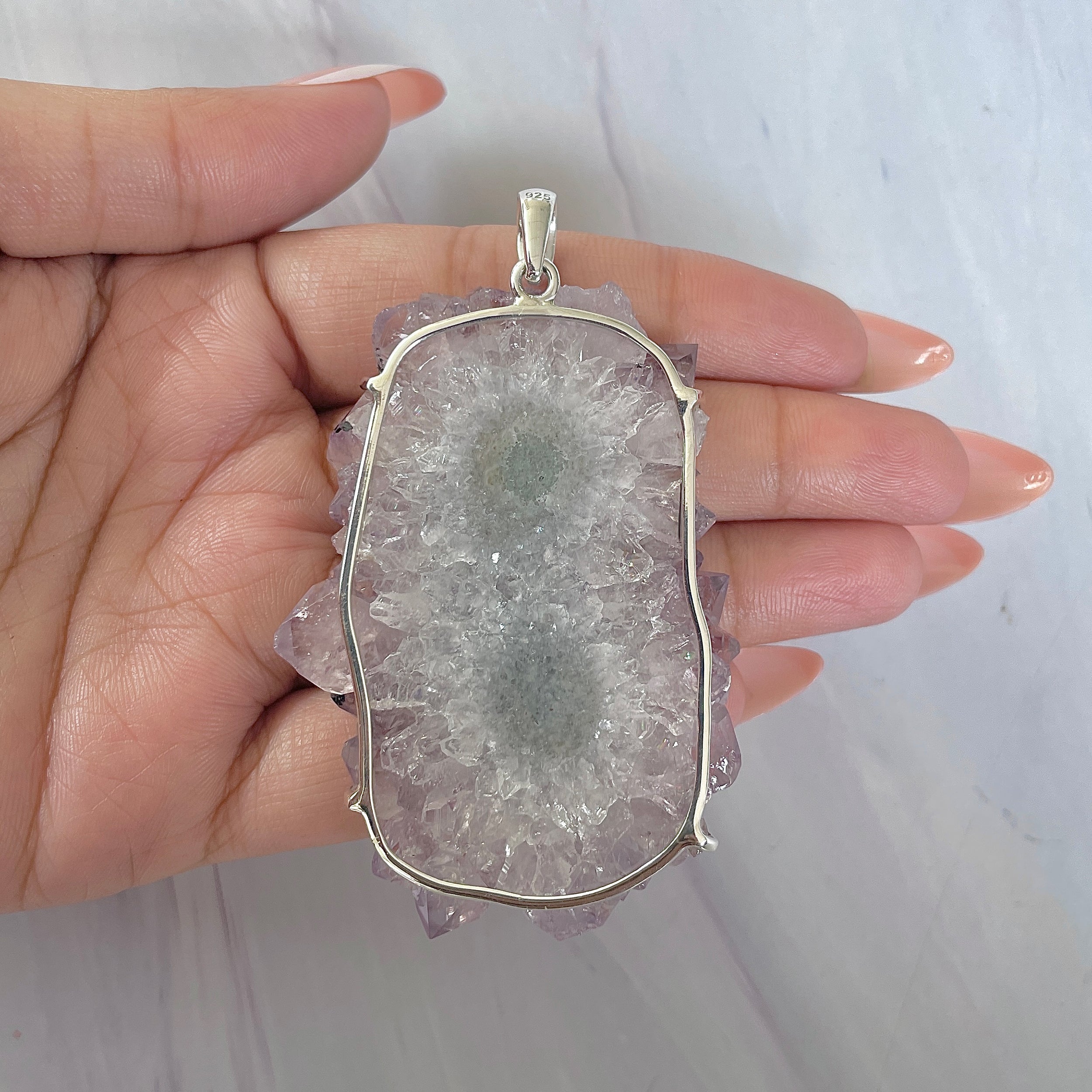 Amethyst Stalactite Pendant-(ASL-P-373.)