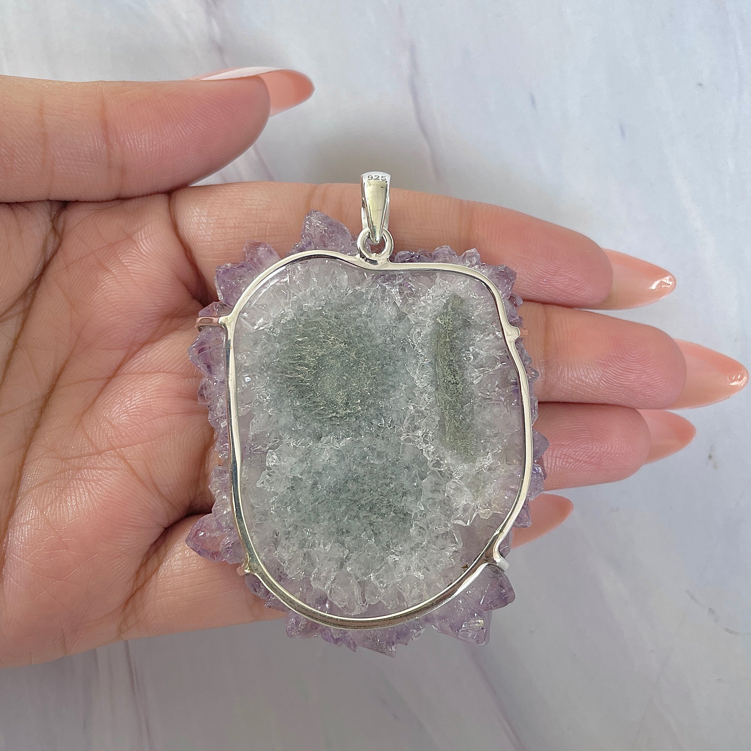 Amethyst Stalactite Pendant-(ASL-P-374.)