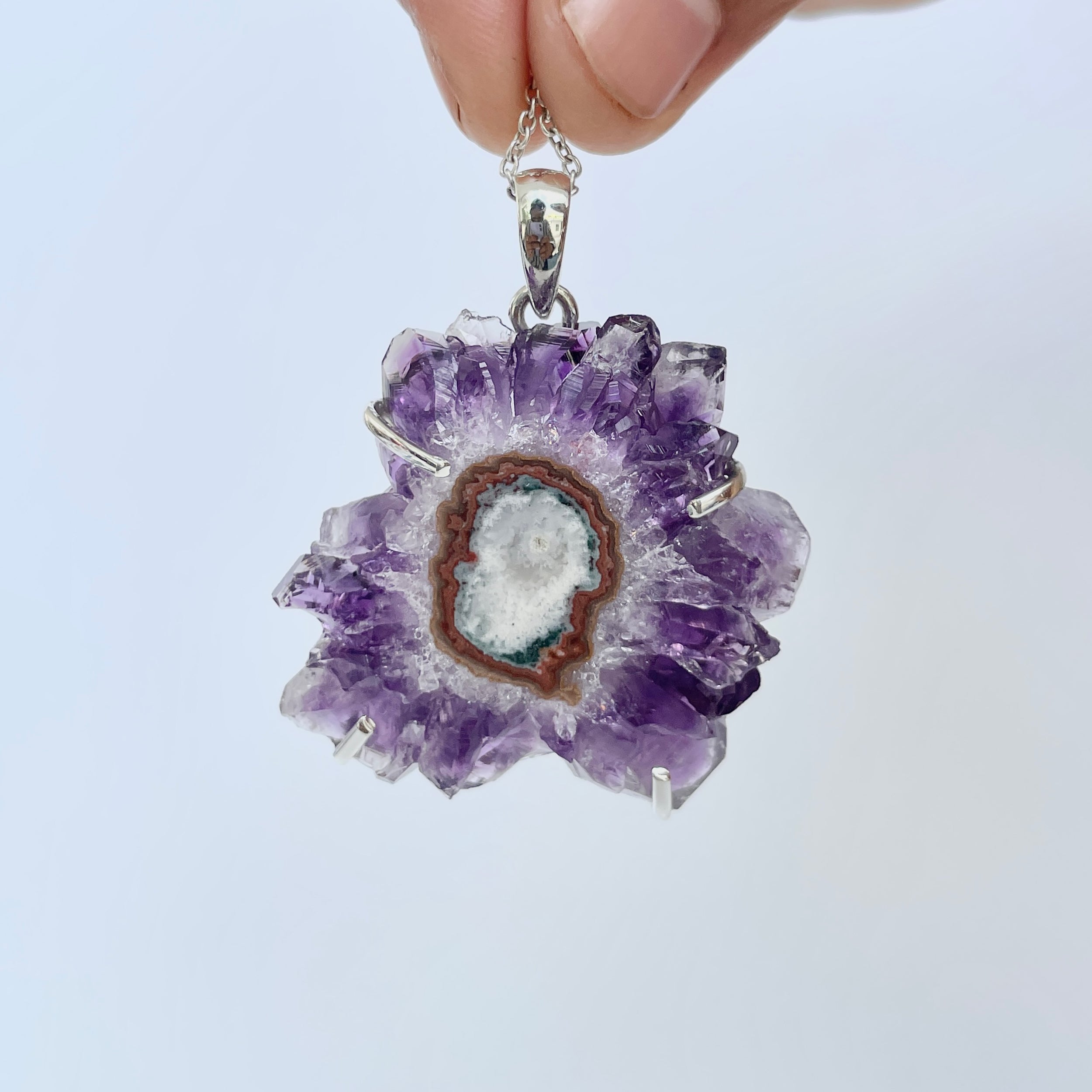 Amethyst Stalactite Pendant-(ASL-P-38.)