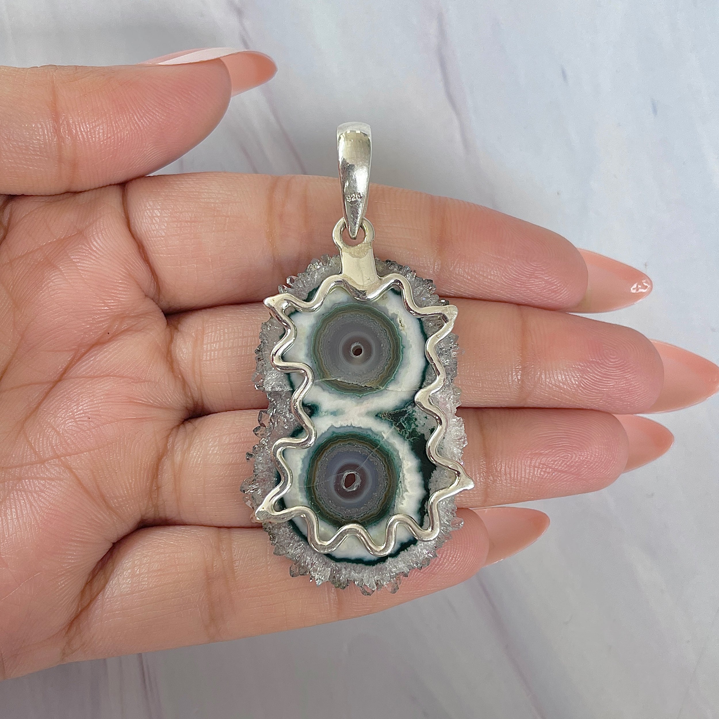Amethyst Stalactite Pendant-(ASL-P-384.)