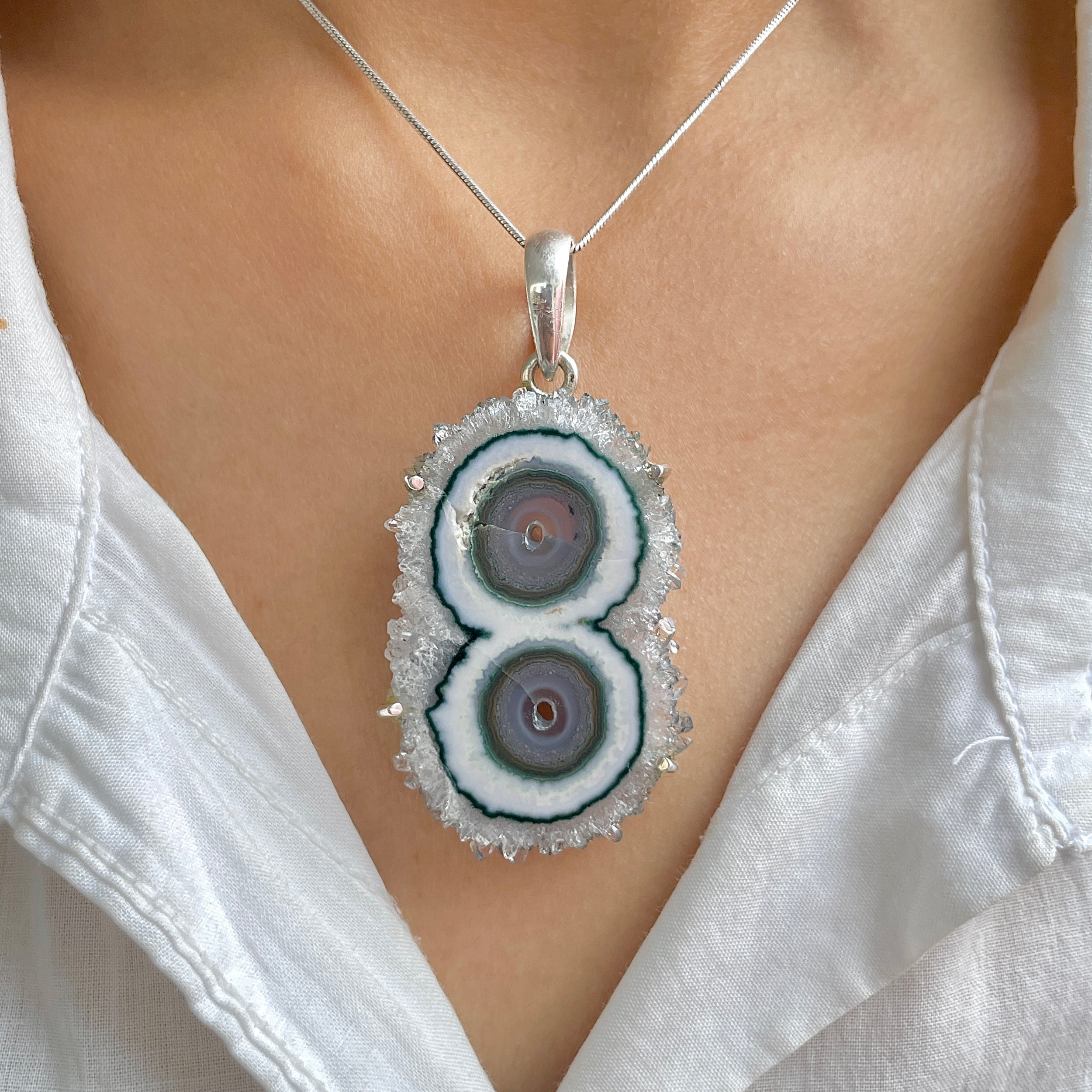 Amethyst Stalactite Pendant-(ASL-P-384.)