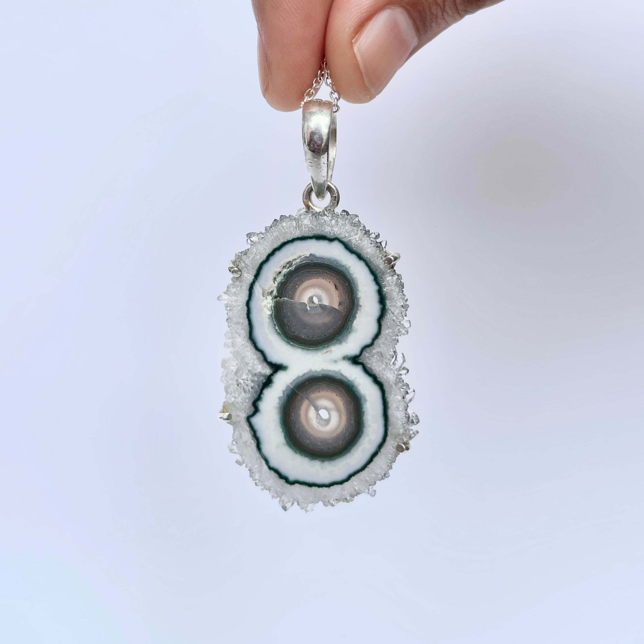 Amethyst Stalactite Pendant-(ASL-P-384.)