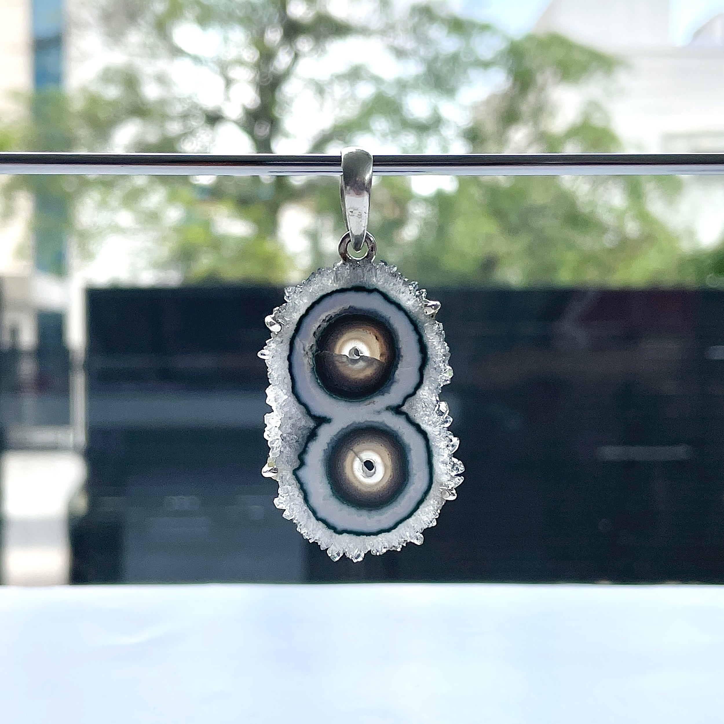 Amethyst Stalactite Pendant-(ASL-P-384.)