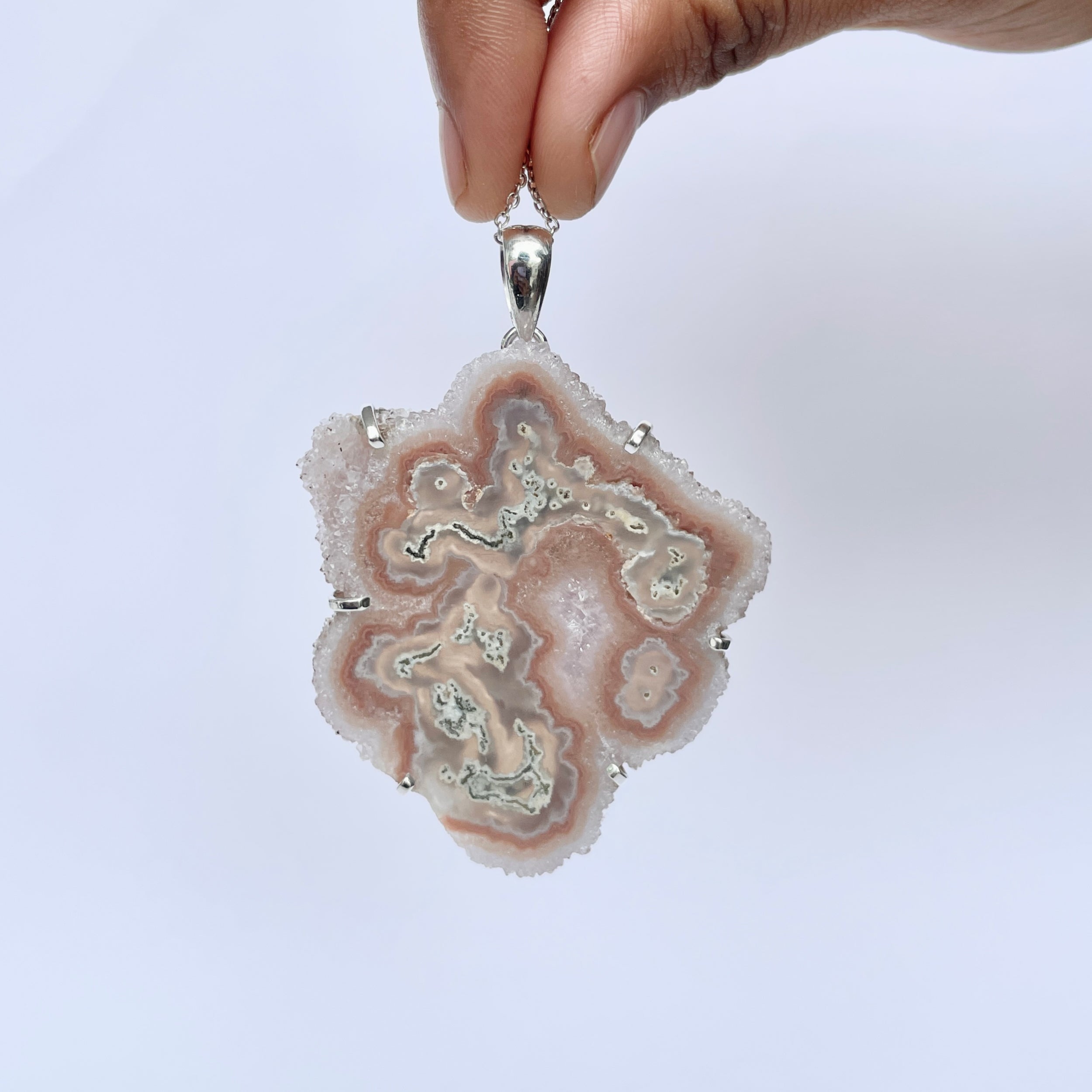 Amethyst Stalactite Pendant-(ASL-P-388.)
