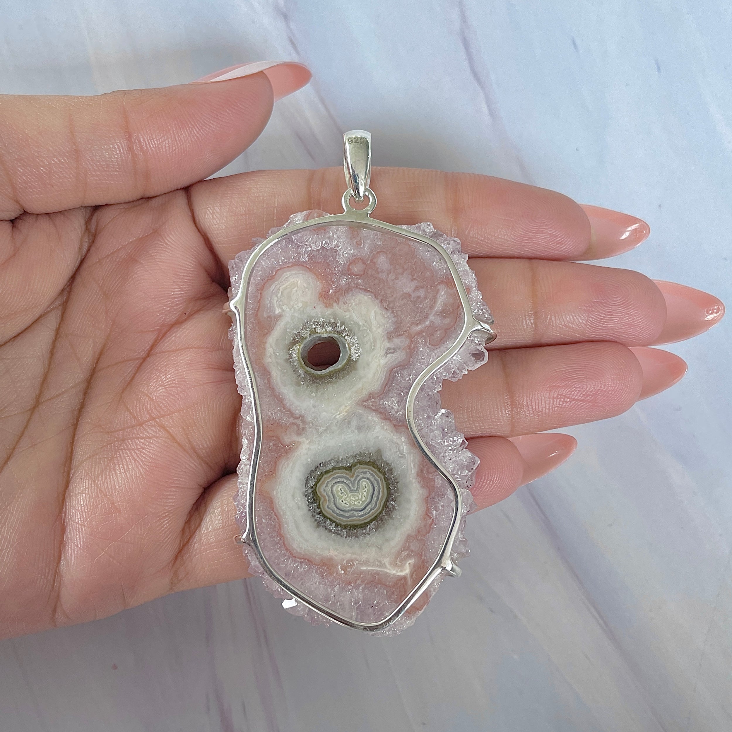 Amethyst Stalactite Pendant-(ASL-P-389.)