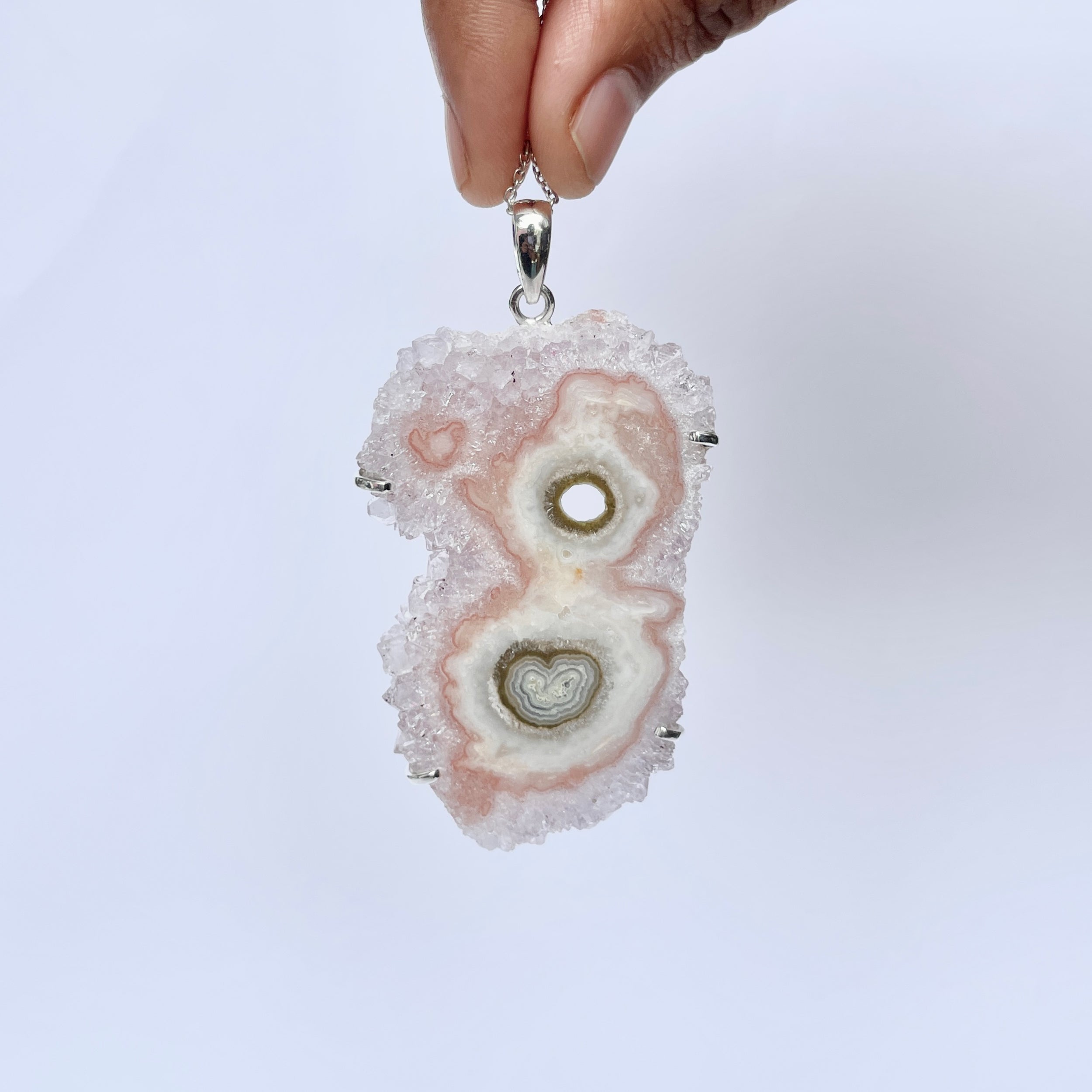 Amethyst Stalactite Pendant-(ASL-P-389.)