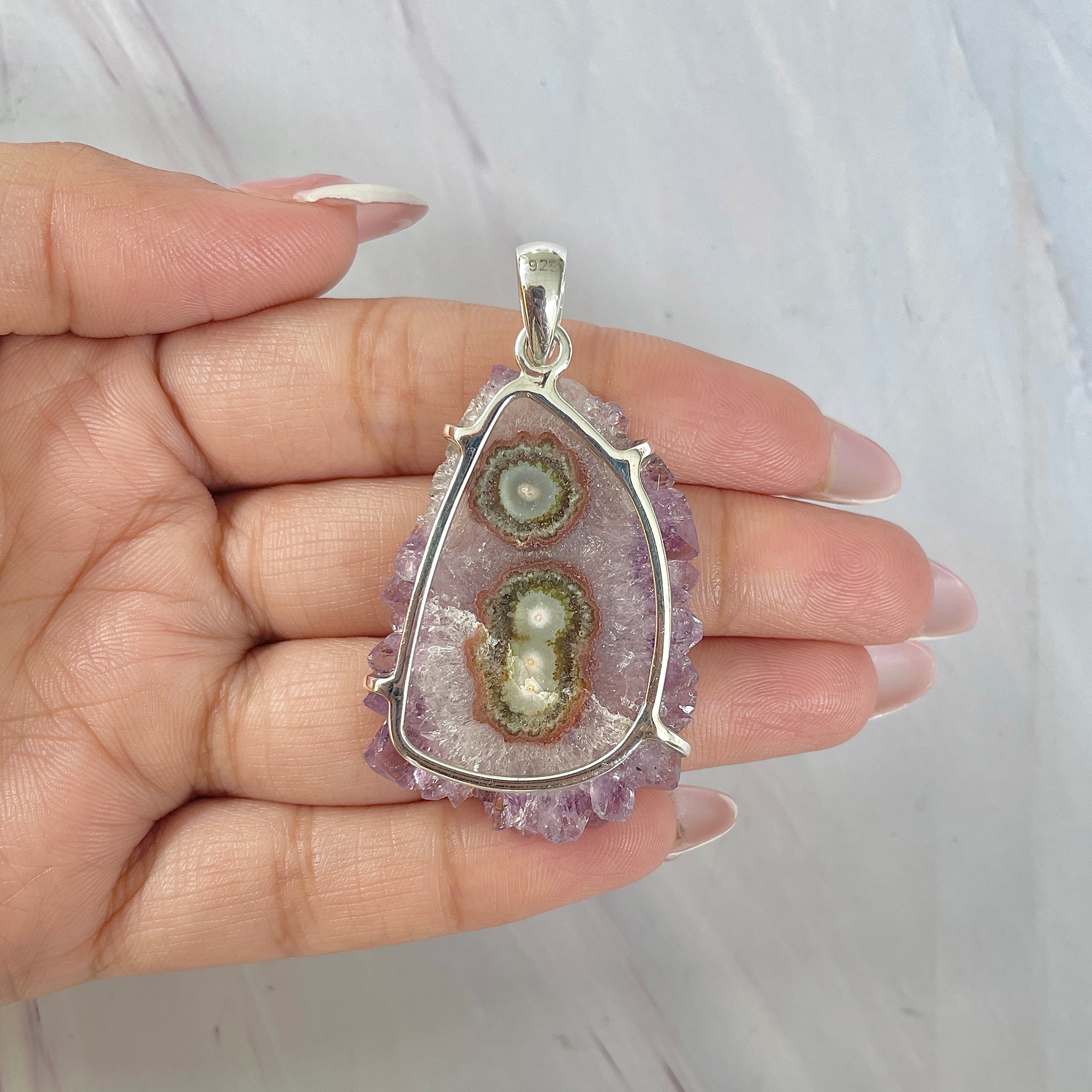 Amethyst Stalactite Pendant-(ASL-P-39.)