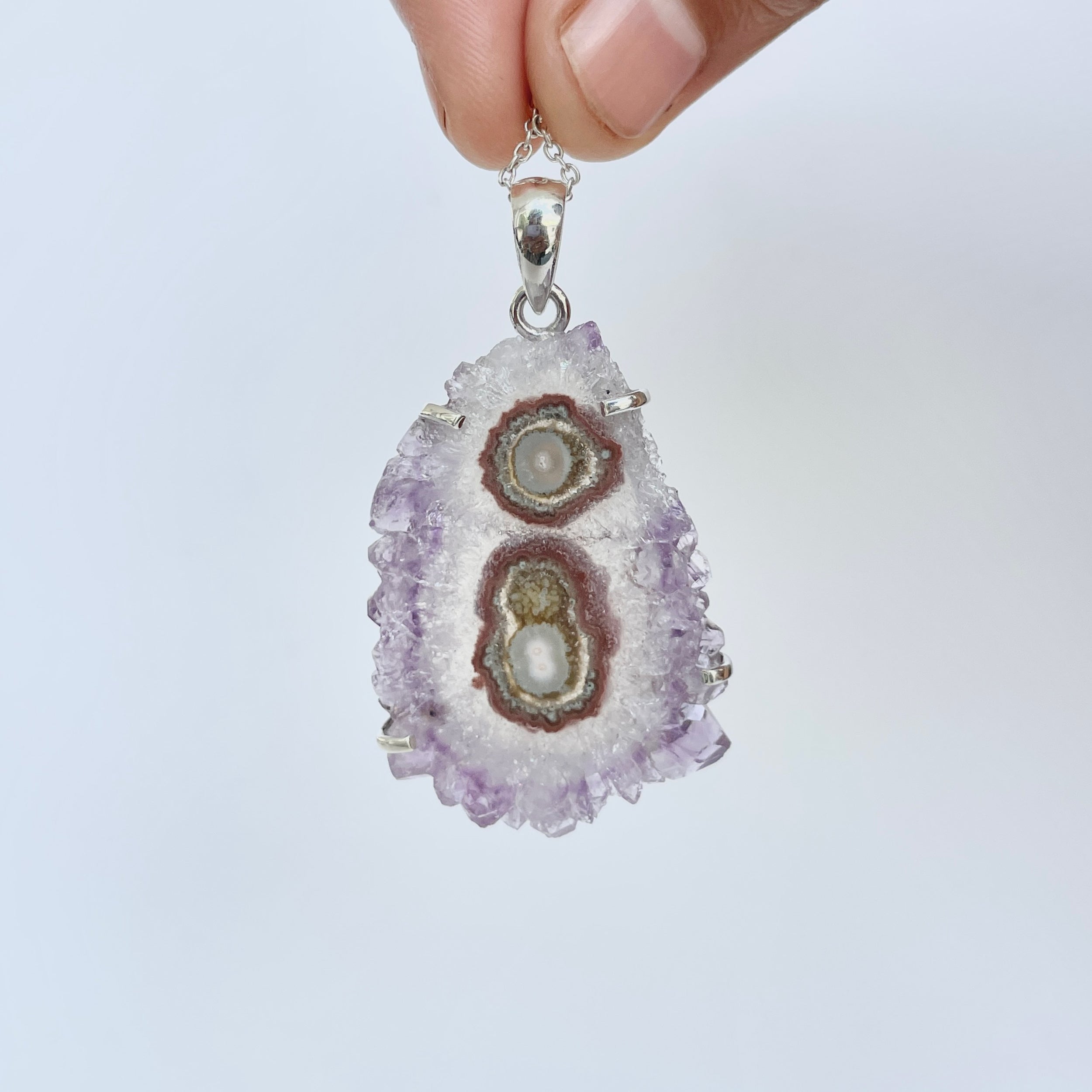 Amethyst Stalactite Pendant-(ASL-P-39.)