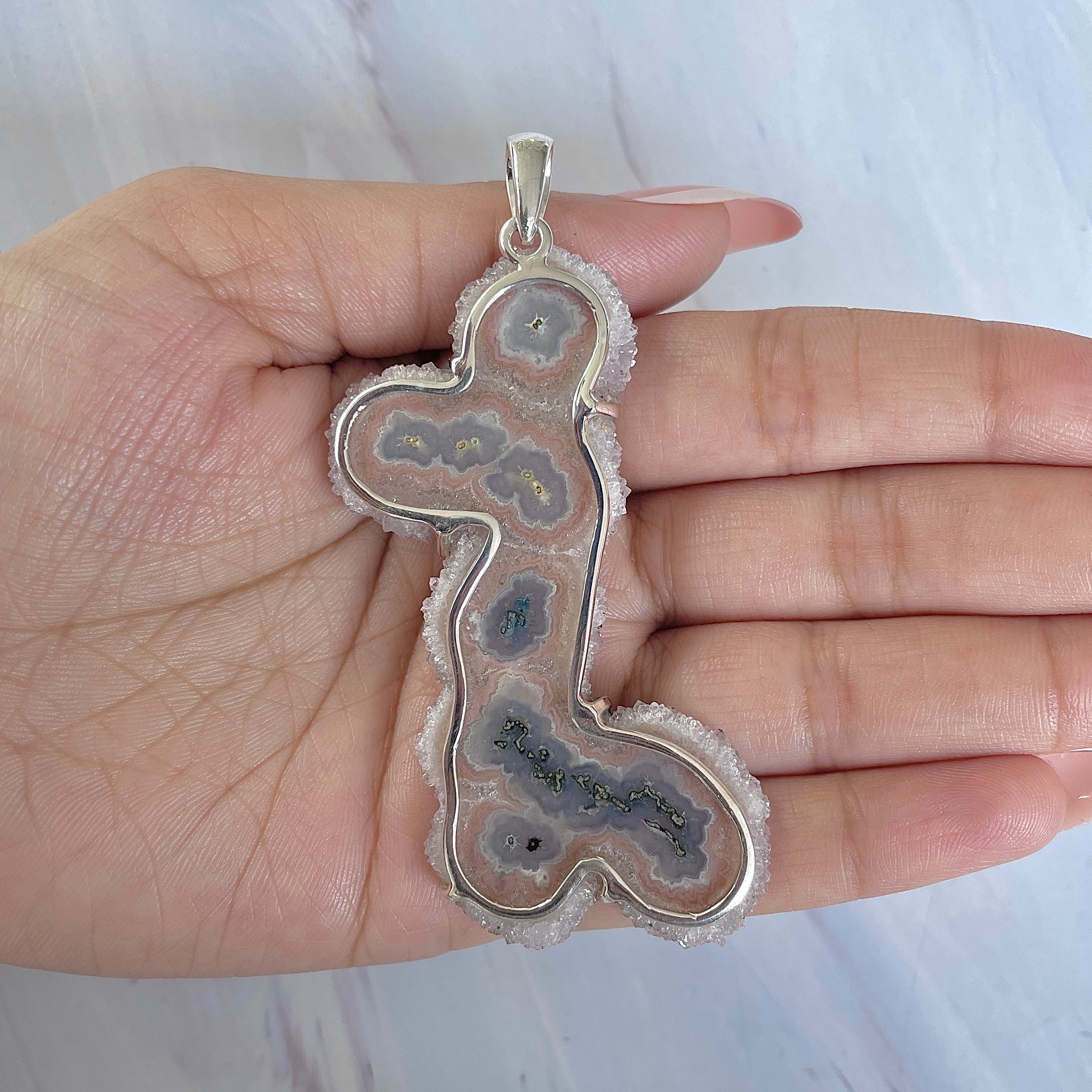 Amethyst Stalactite Pendant-(ASL-P-392.)