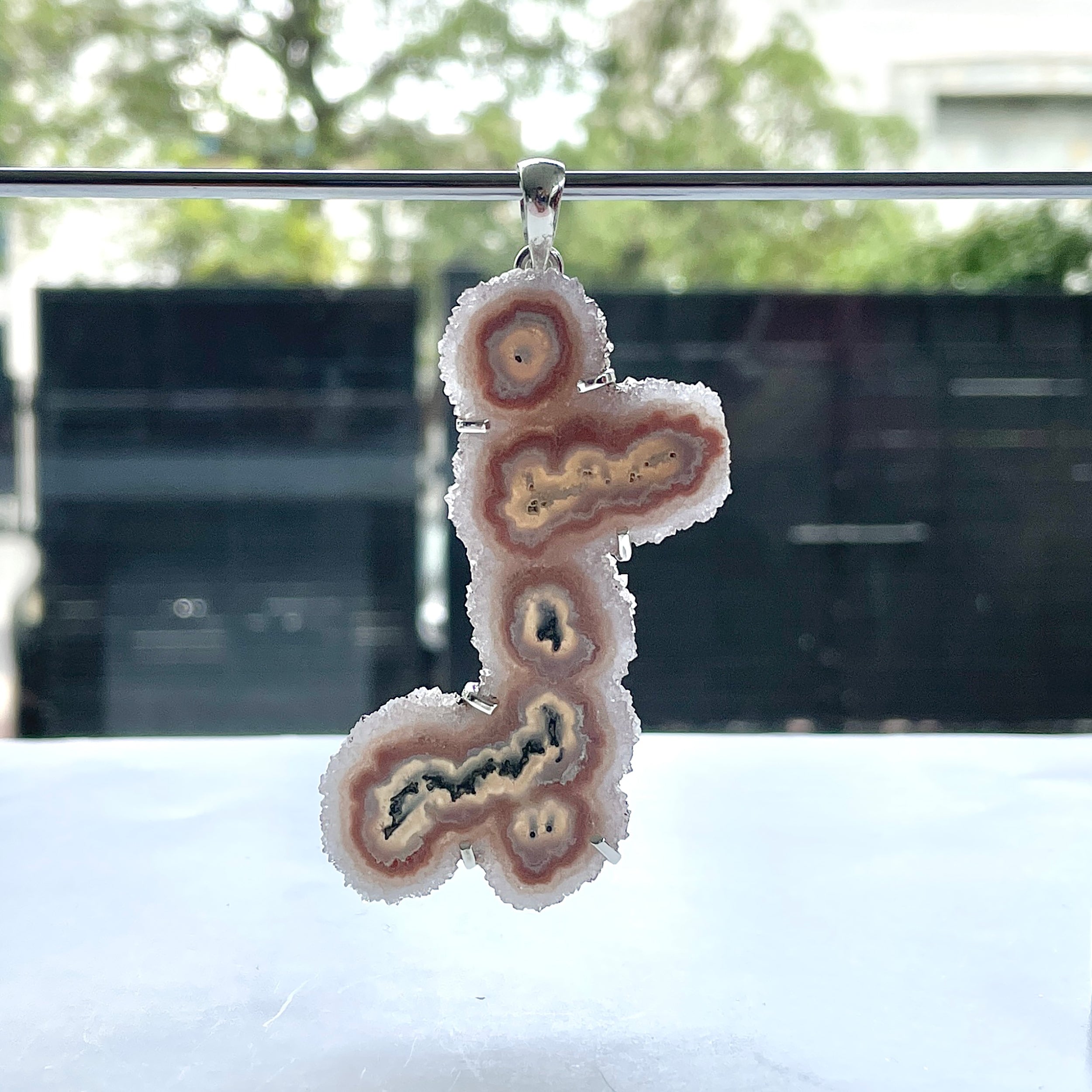 Amethyst Stalactite Pendant-(ASL-P-392.)