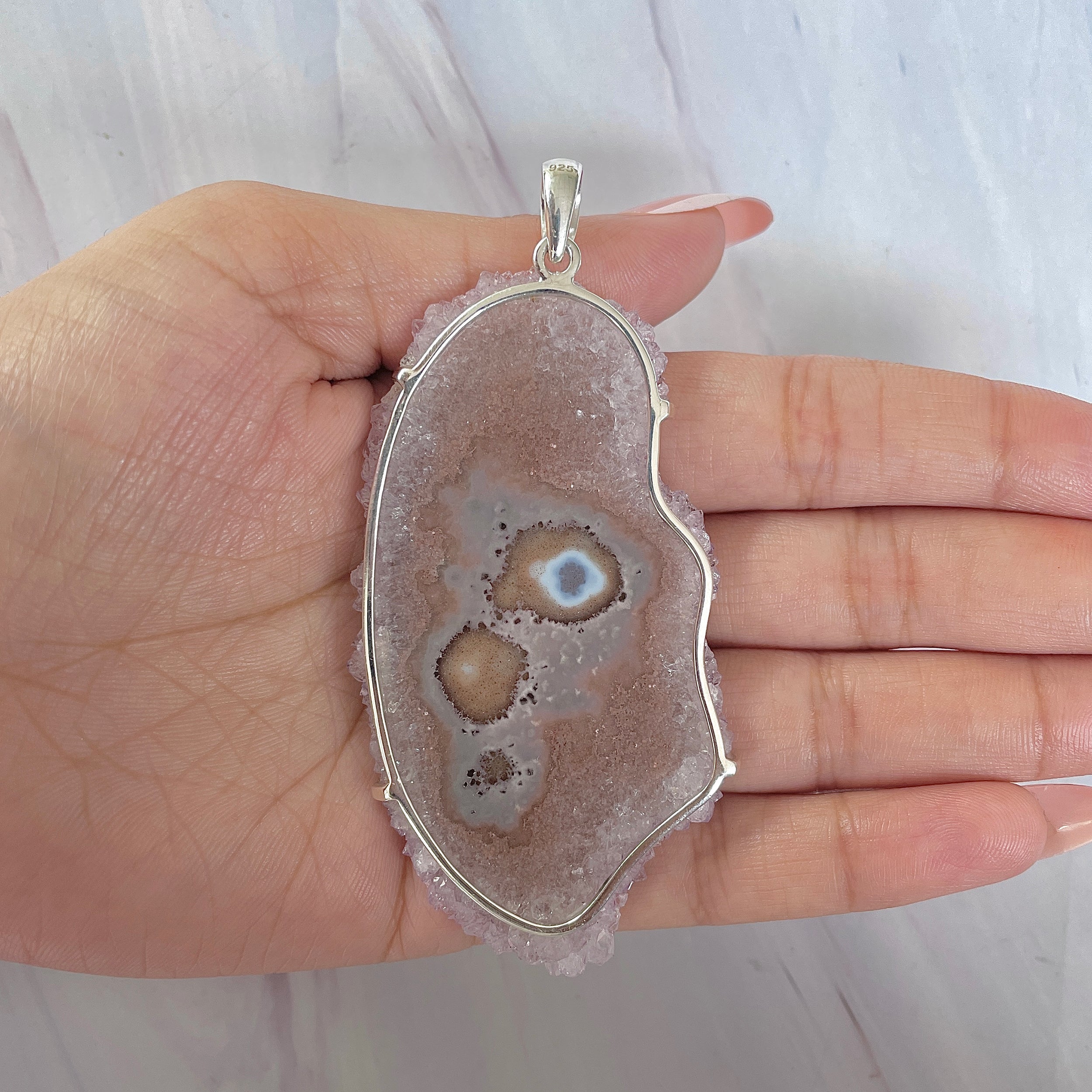 Amethyst Stalactite Pendant-(ASL-P-393.)