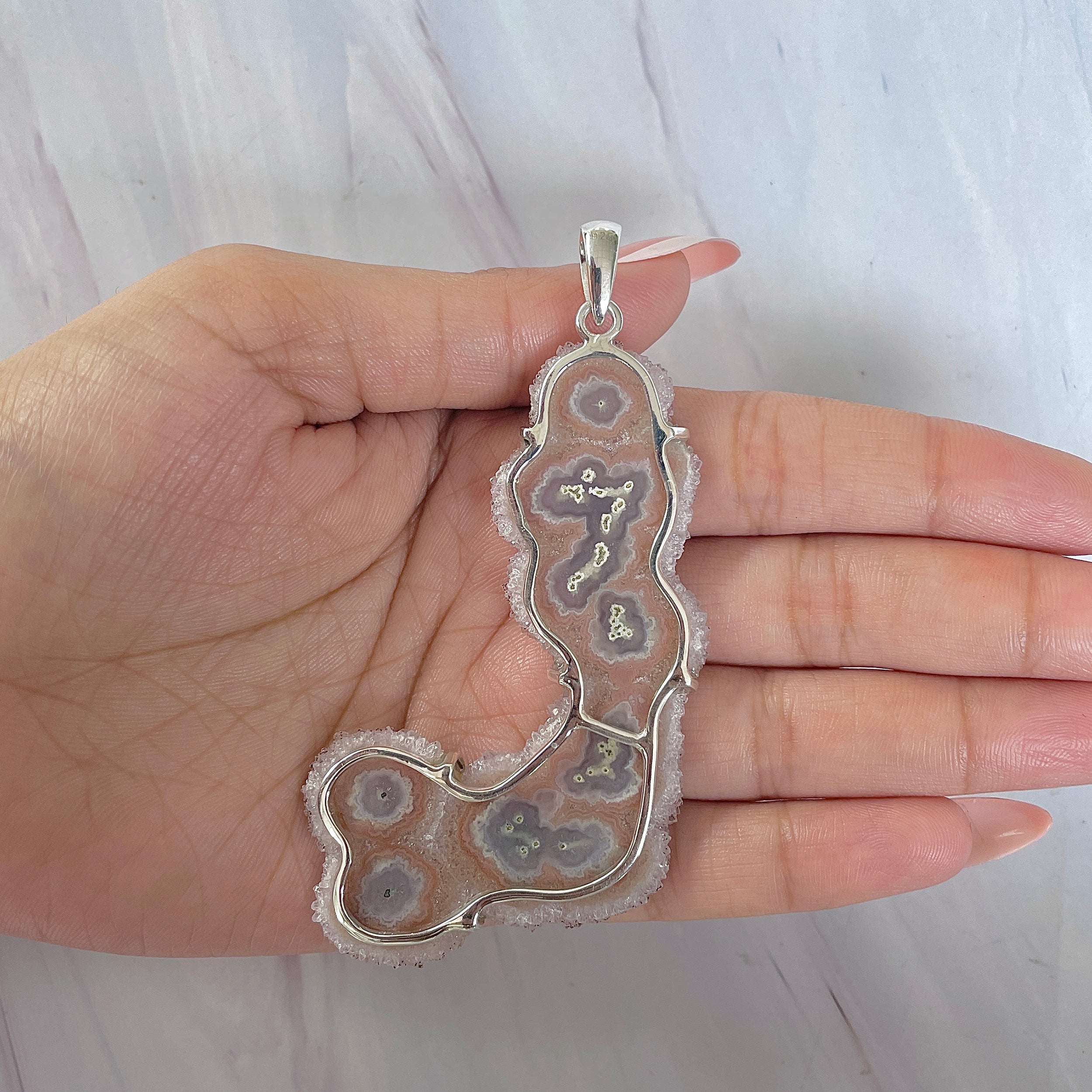 Amethyst Stalactite Pendant-(ASL-P-394.)