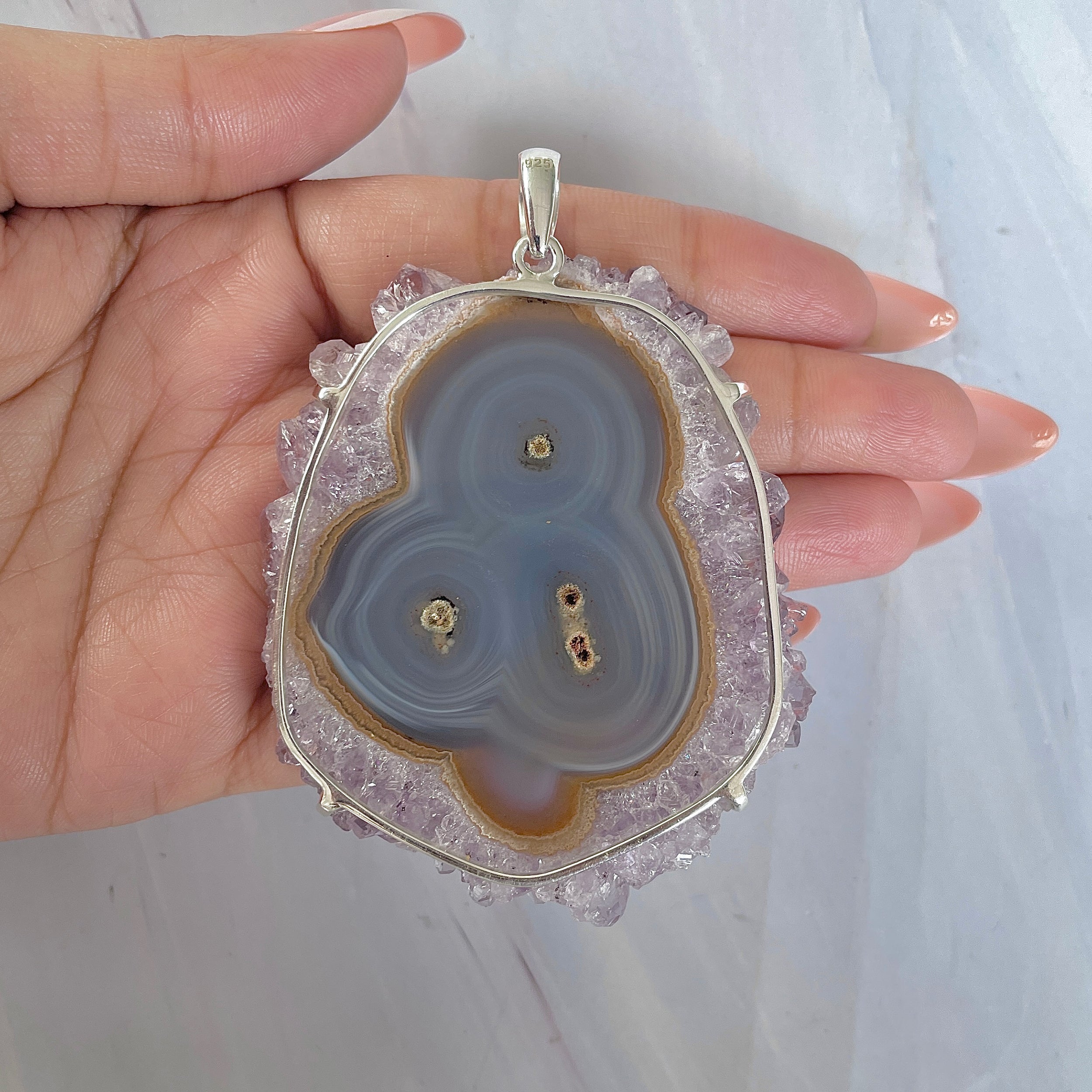 Amethyst Stalactite Pendant-(ASL-P-399.)
