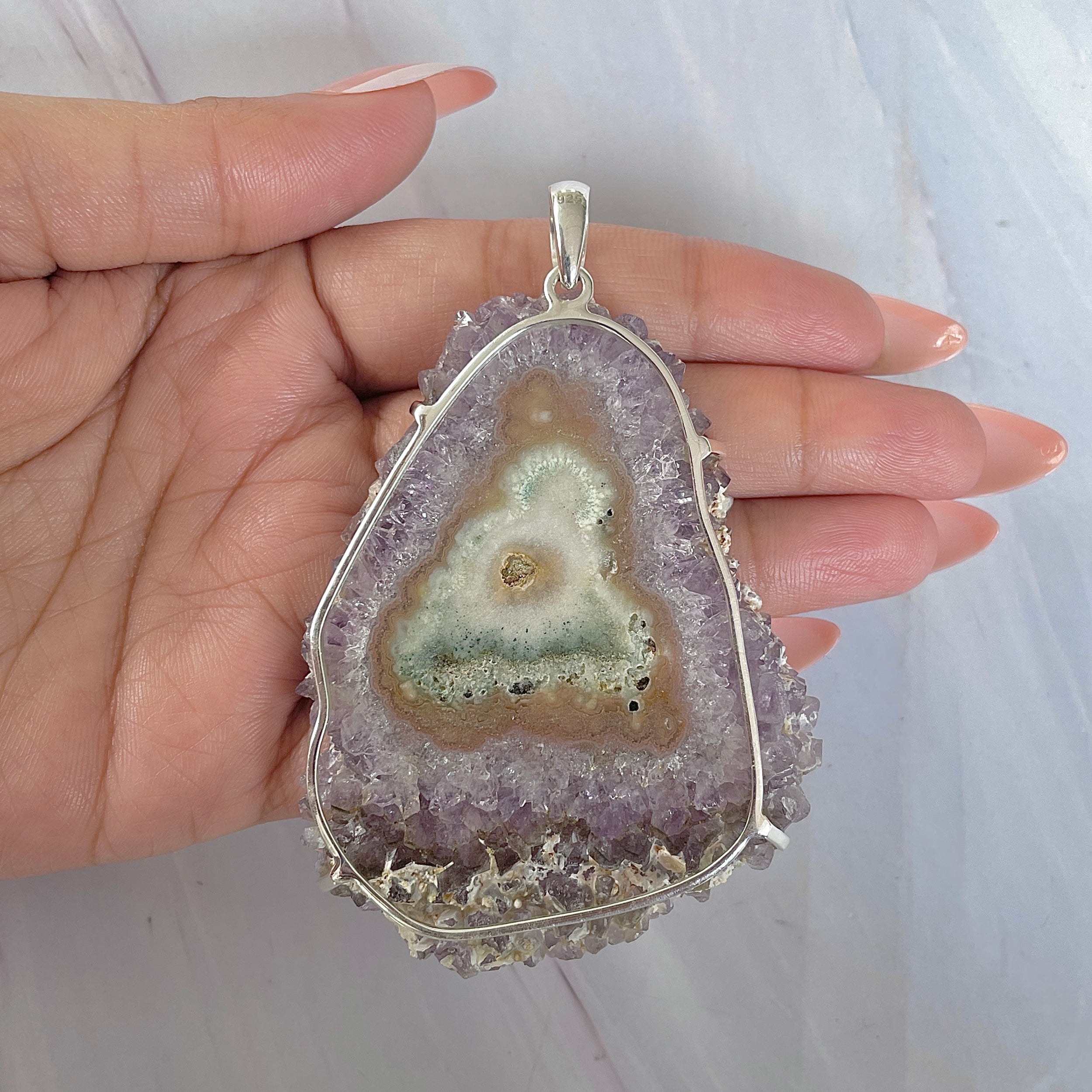 Amethyst Stalactite Pendant-(ASL-P-402.)