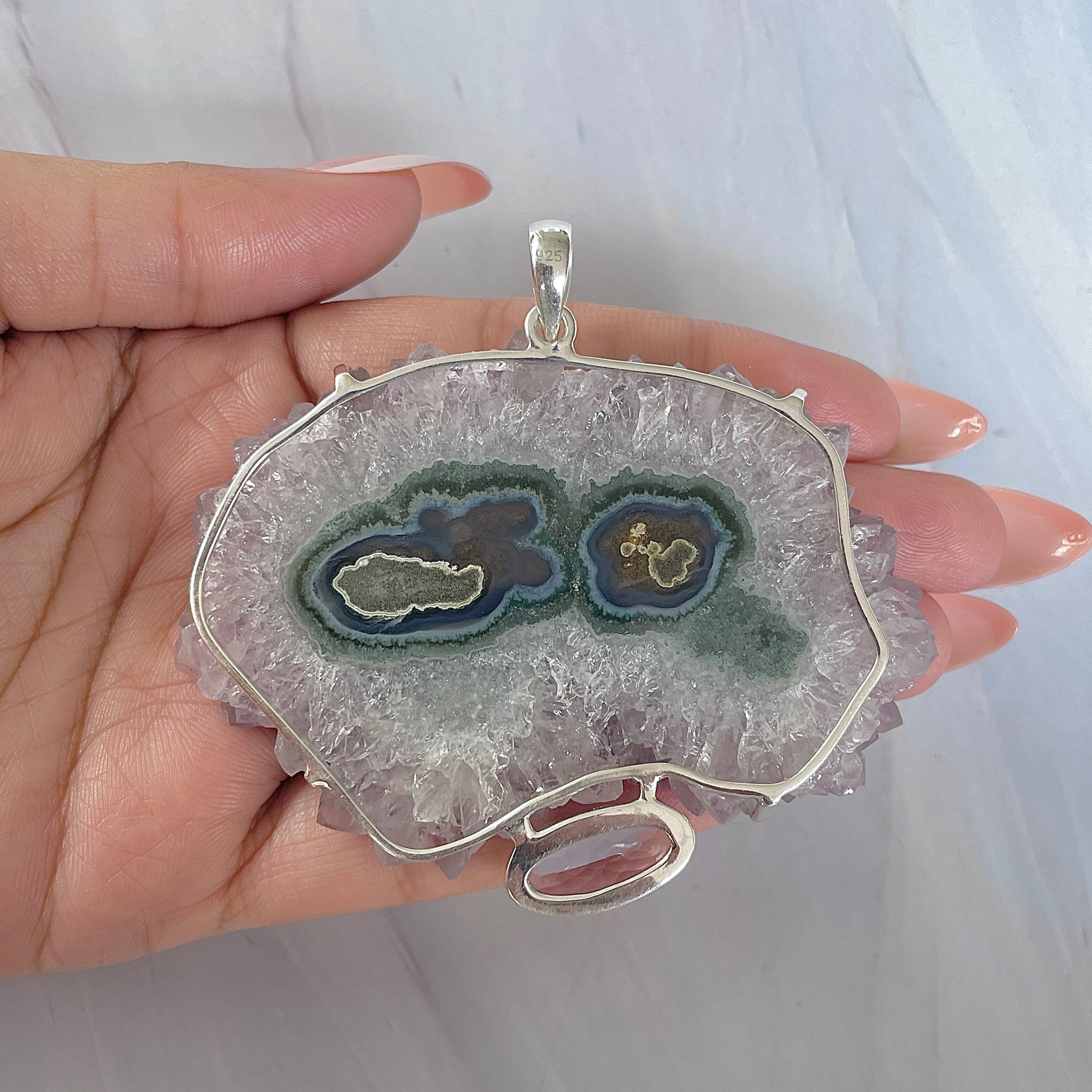 Amethyst Stalactite Pendant-(ASL-P-404.)