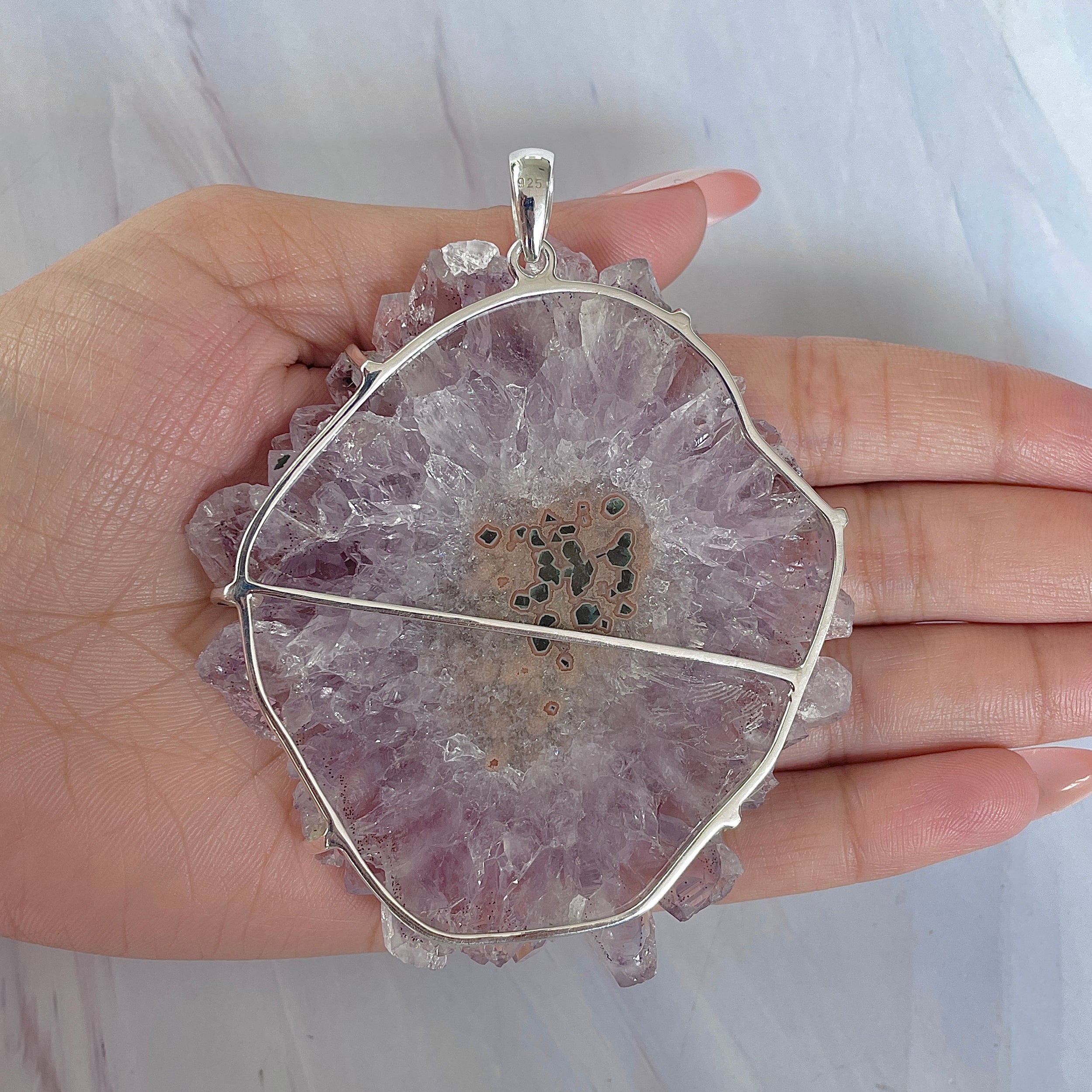 Amethyst Stalactite Pendant-(ASL-P-406.)