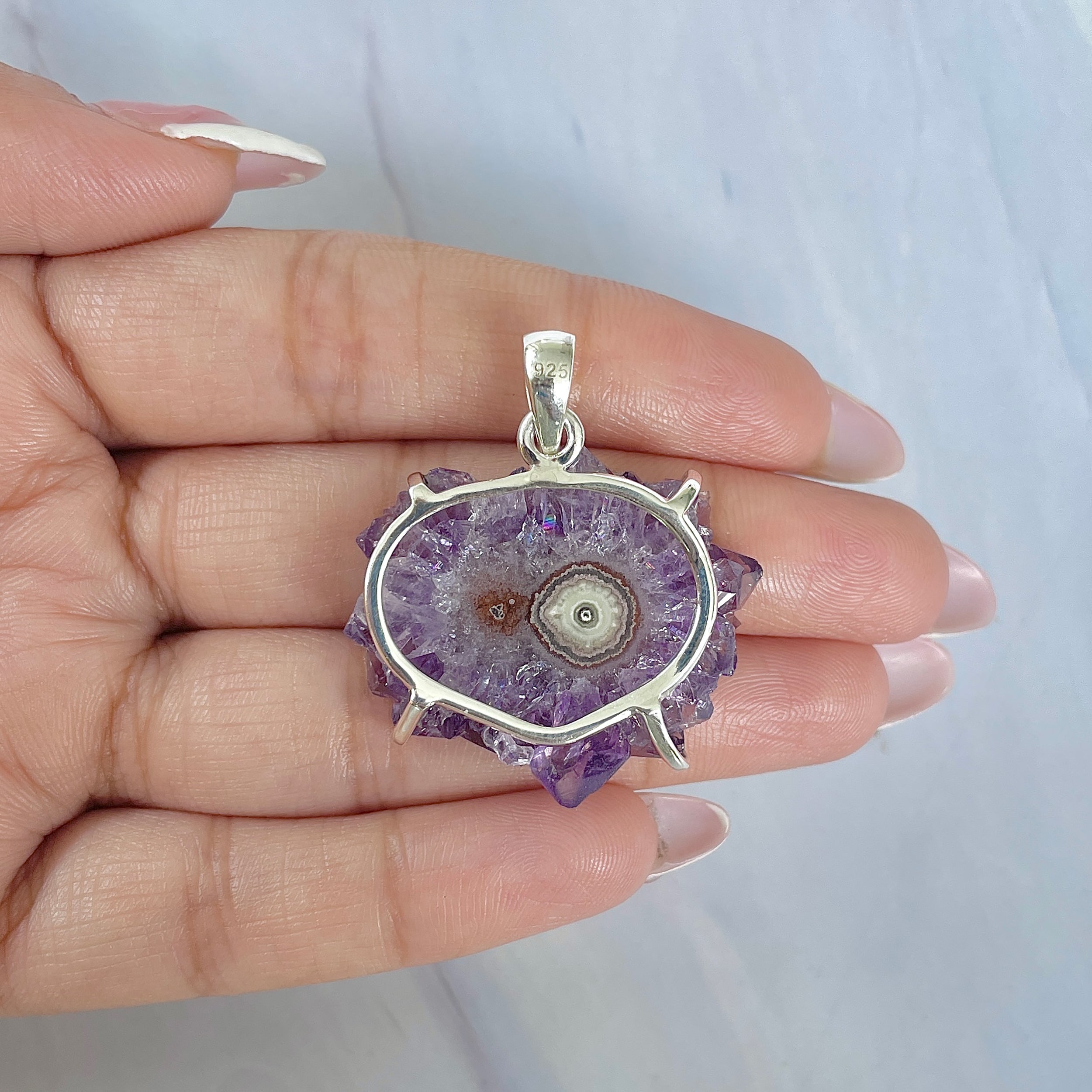 Amethyst Stalactite Pendant-(ASL-P-354.)