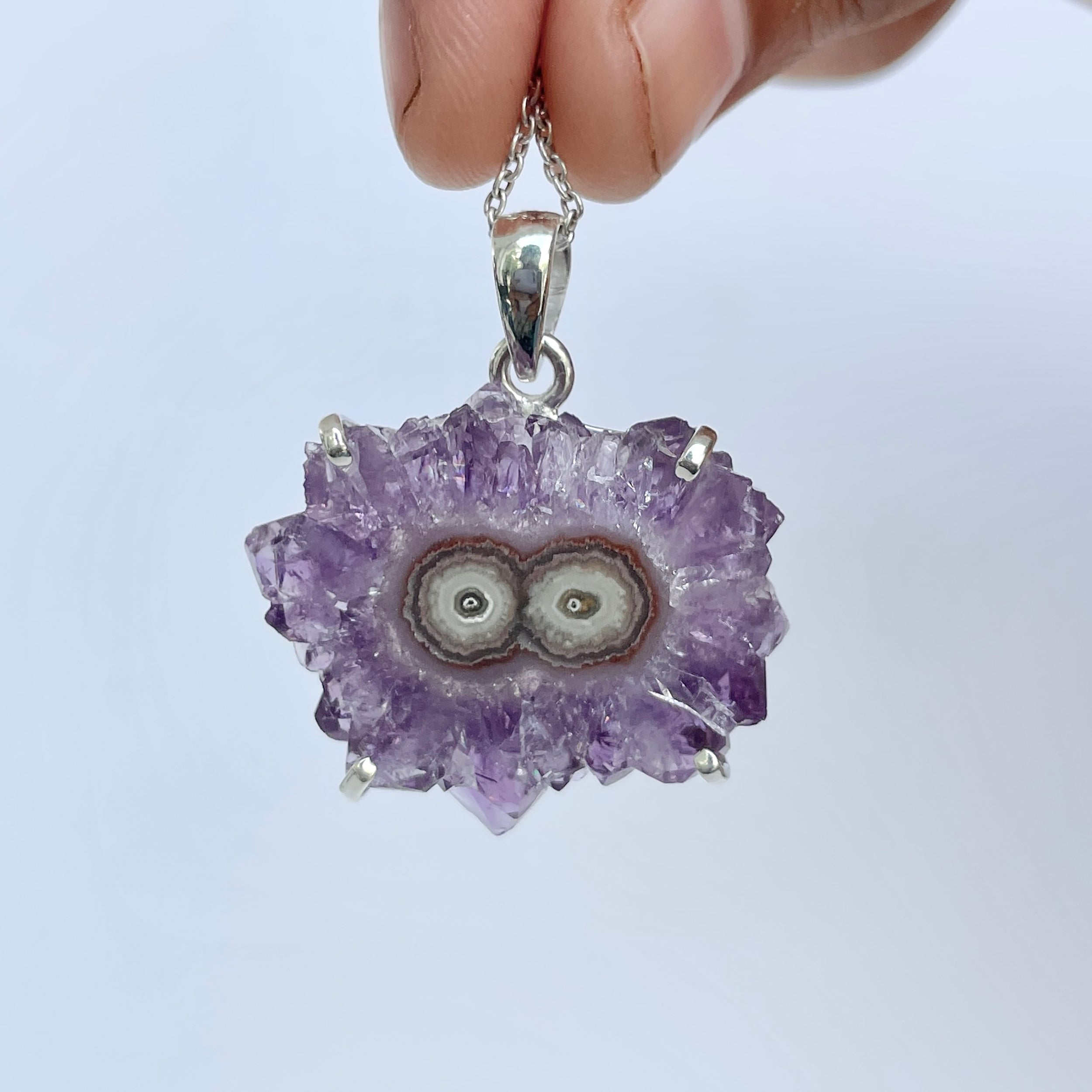 Amethyst Stalactite Pendant-(ASL-P-354.)