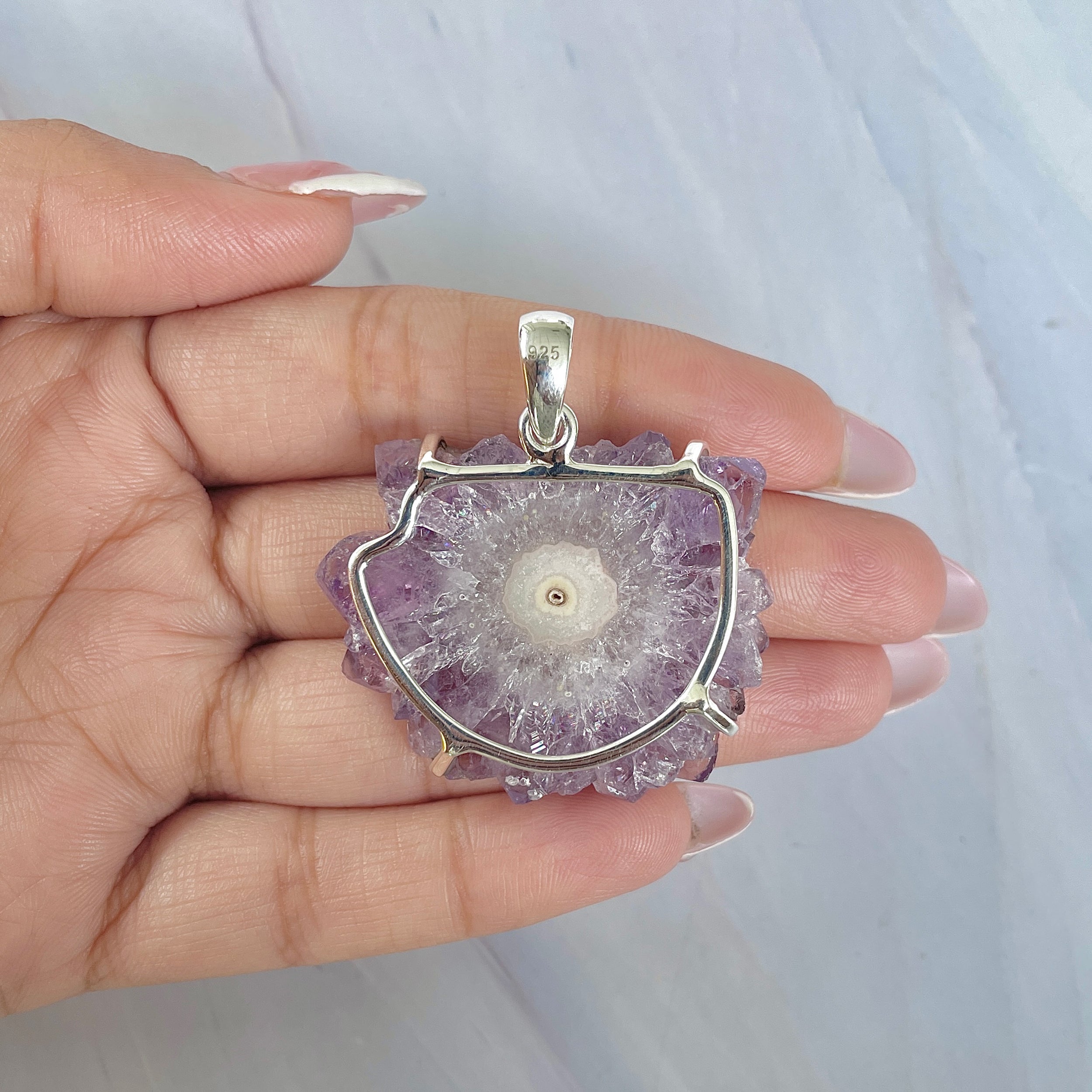 Amethyst Stalactite Pendant-(ASL-P-42.)