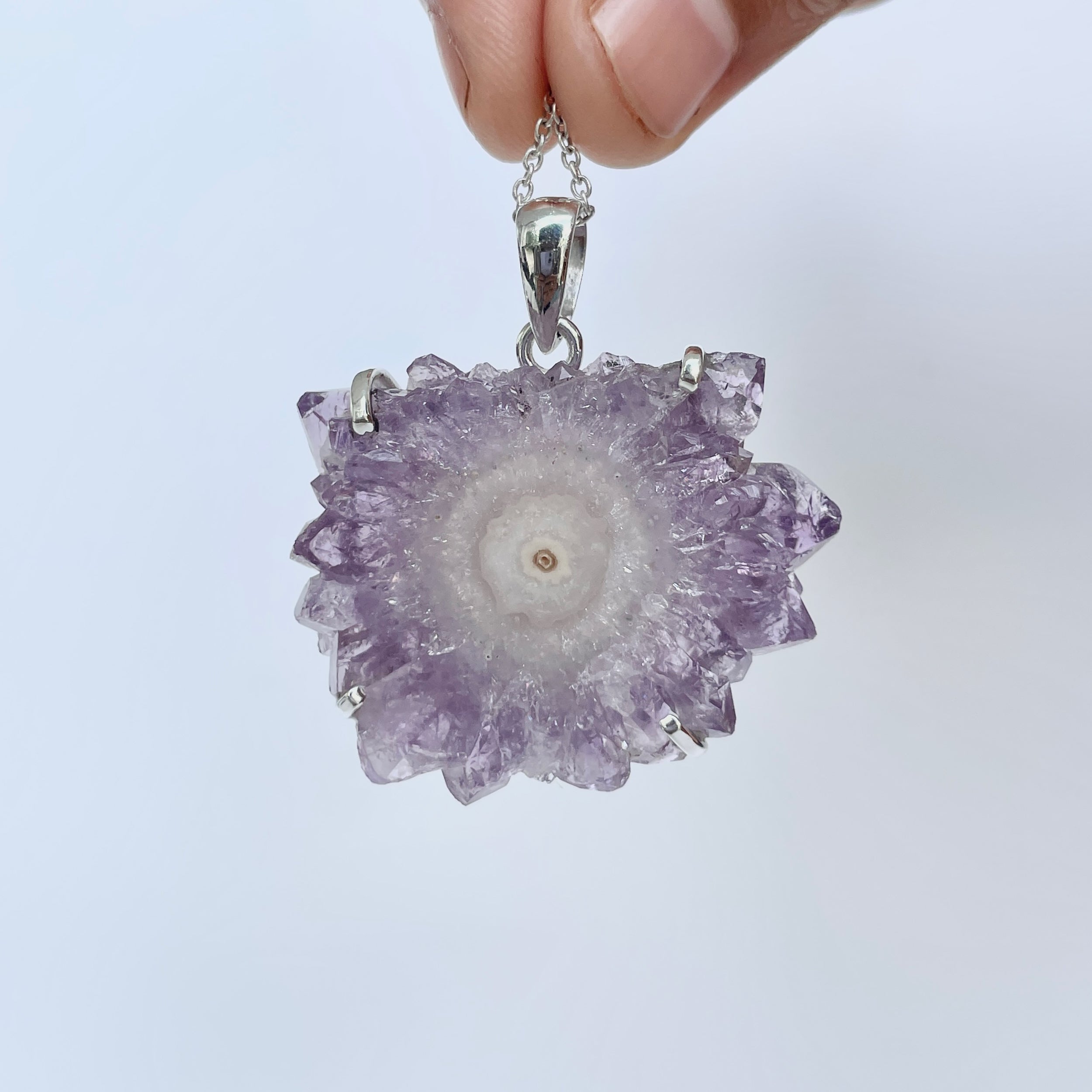 Amethyst Stalactite Pendant-(ASL-P-42.)
