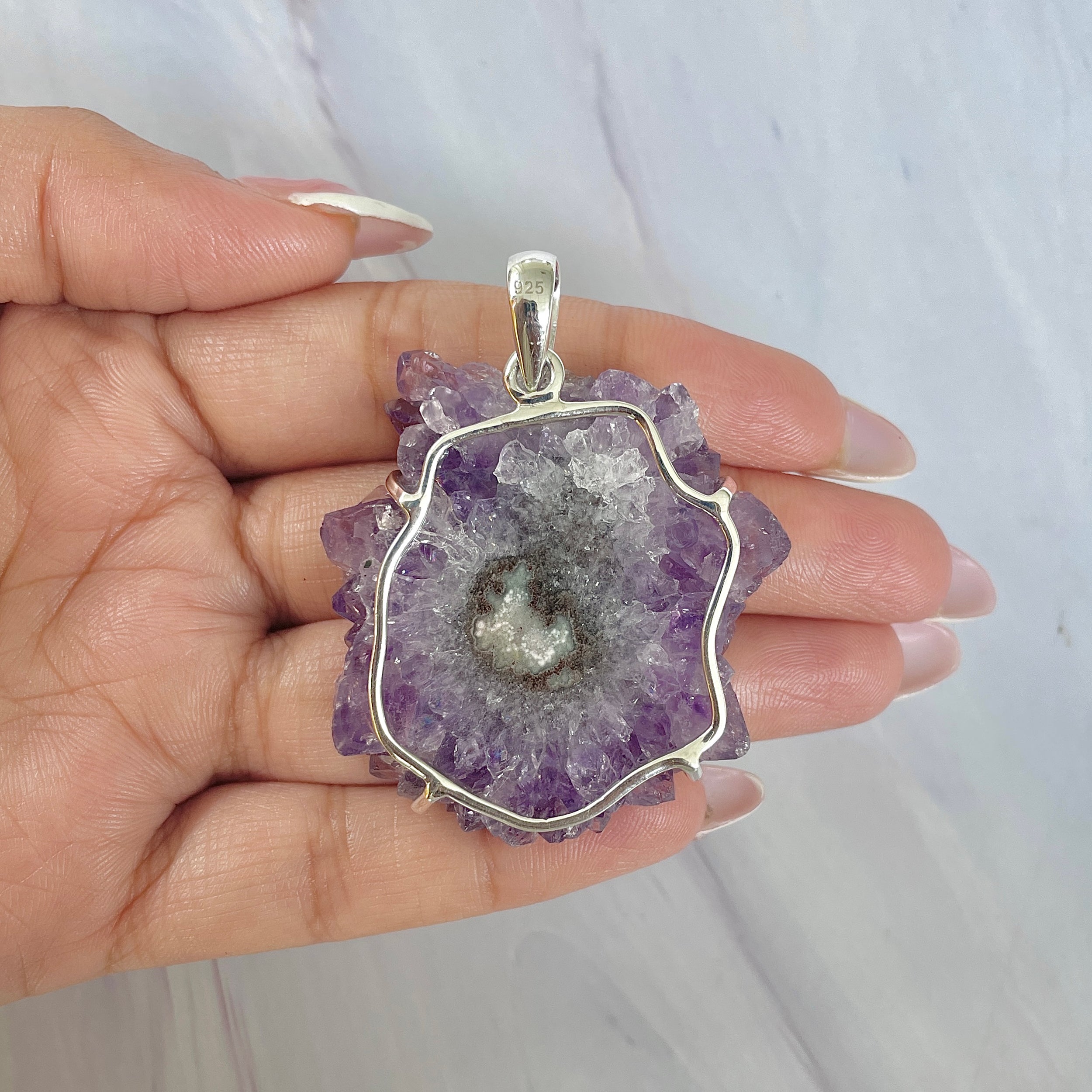 Amethyst Stalactite Pendant-(ASL-P-45.)