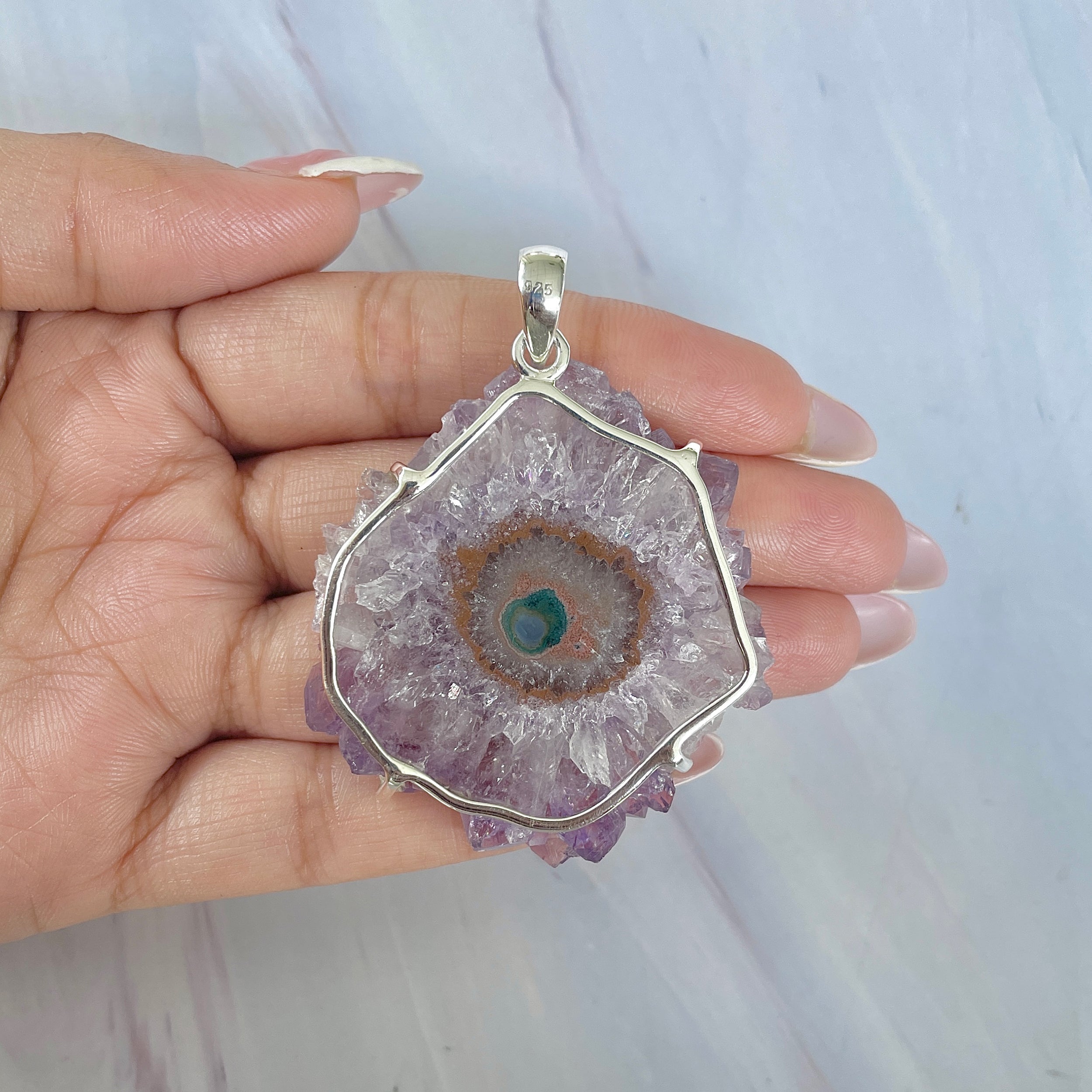 Amethyst Stalactite Pendant-(ASL-P-47.)