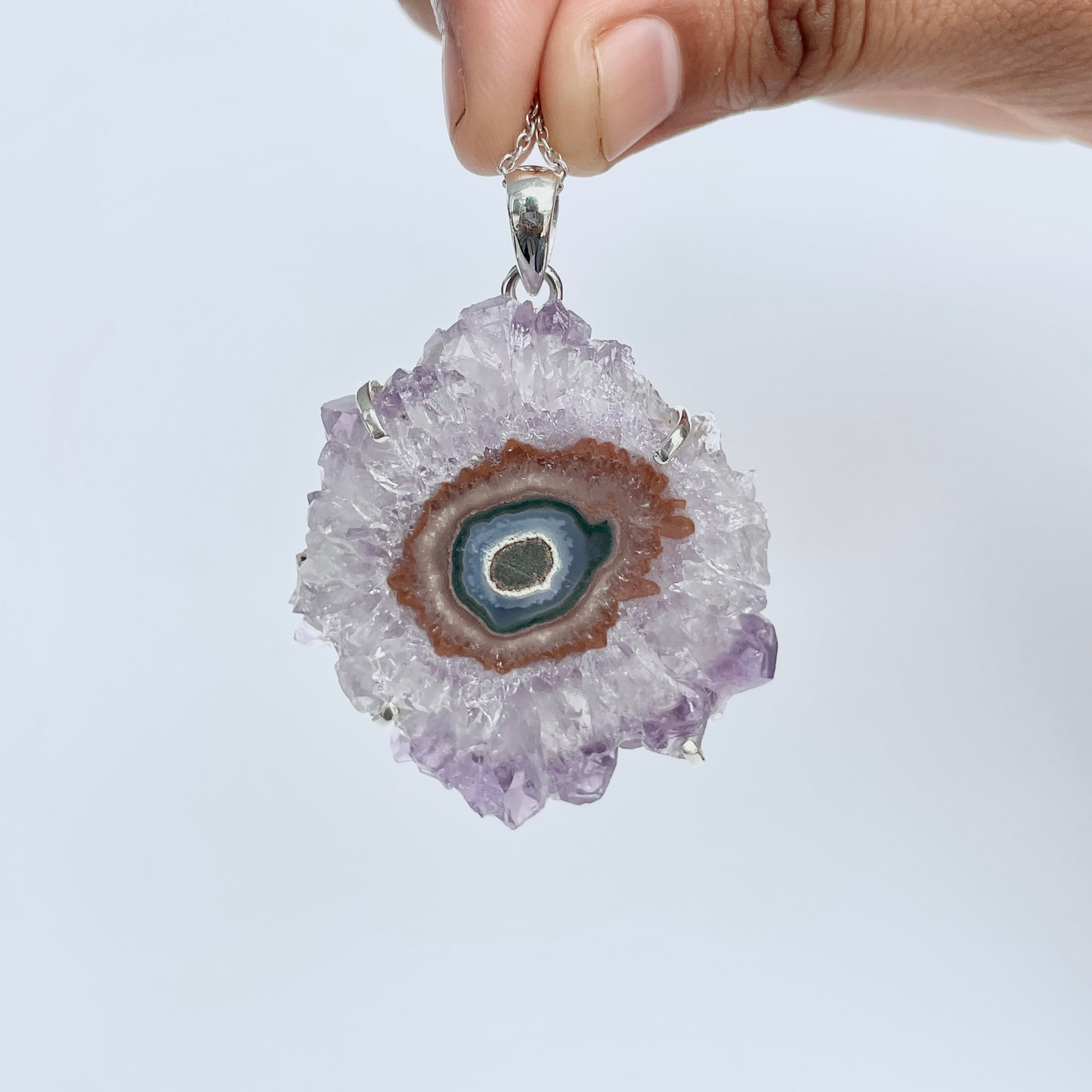 Amethyst Stalactite Pendant-(ASL-P-47.)