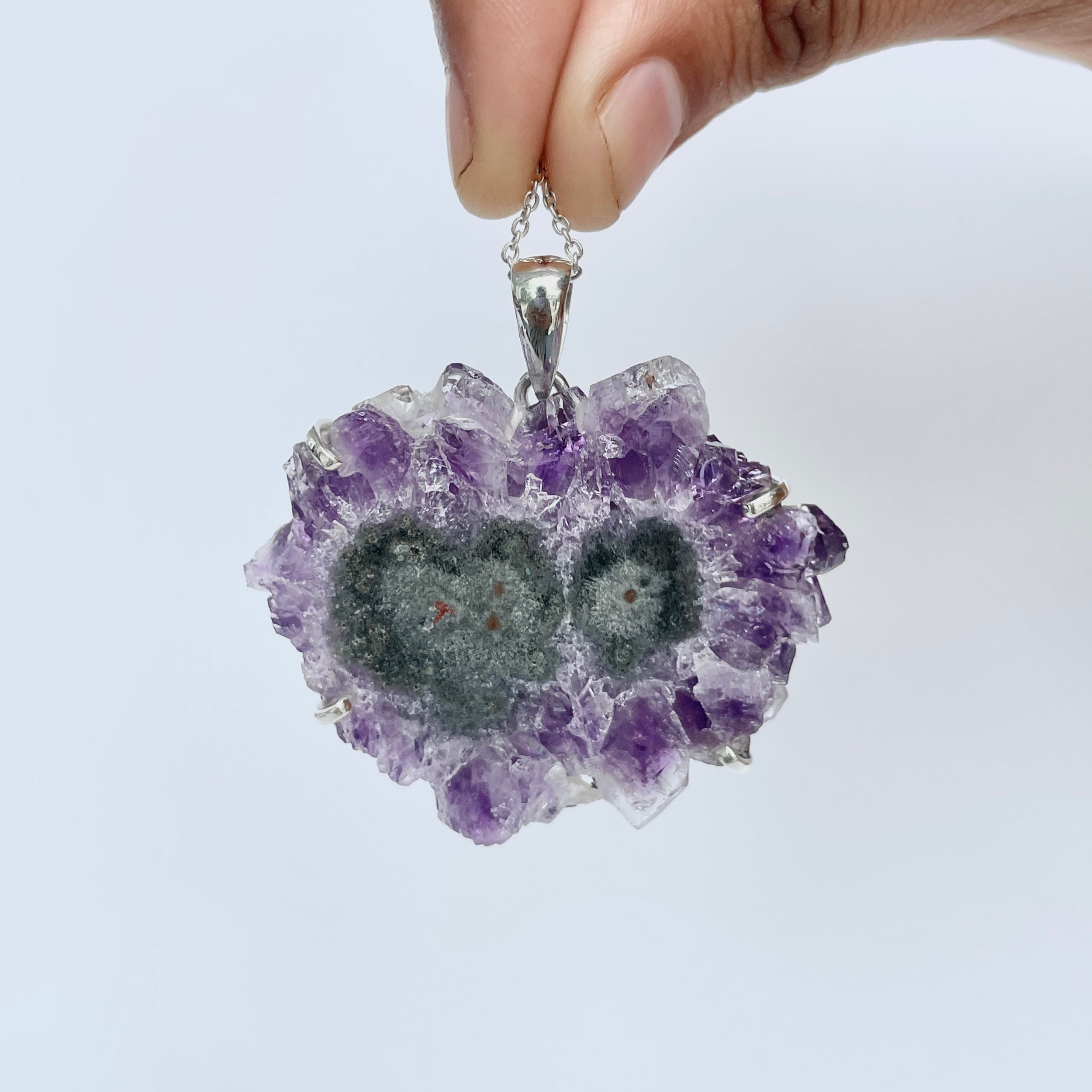 Amethyst Stalactite Pendant-(ASL-P-48.)
