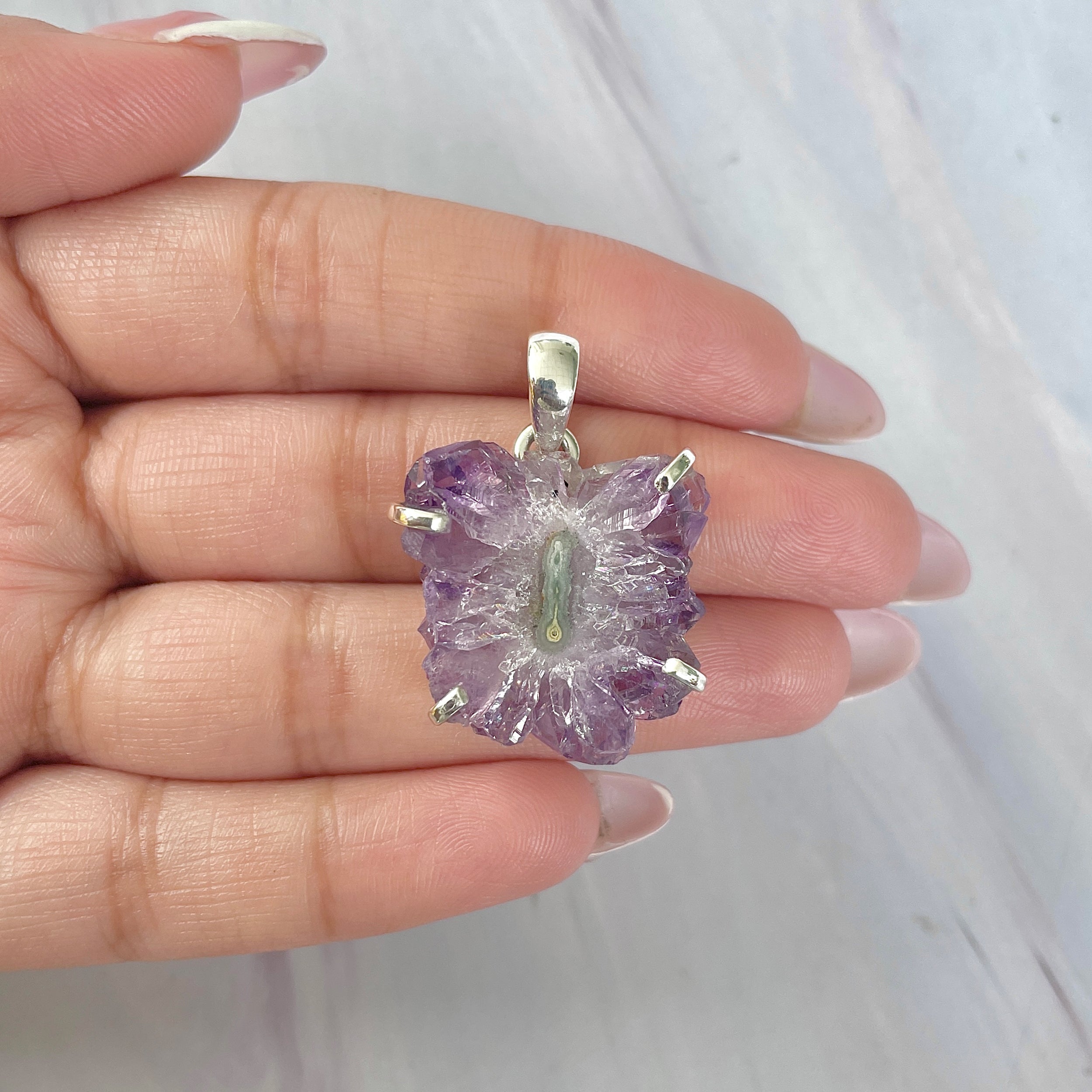 Amethyst Stalactite Pendant-(ASL-P-5.)